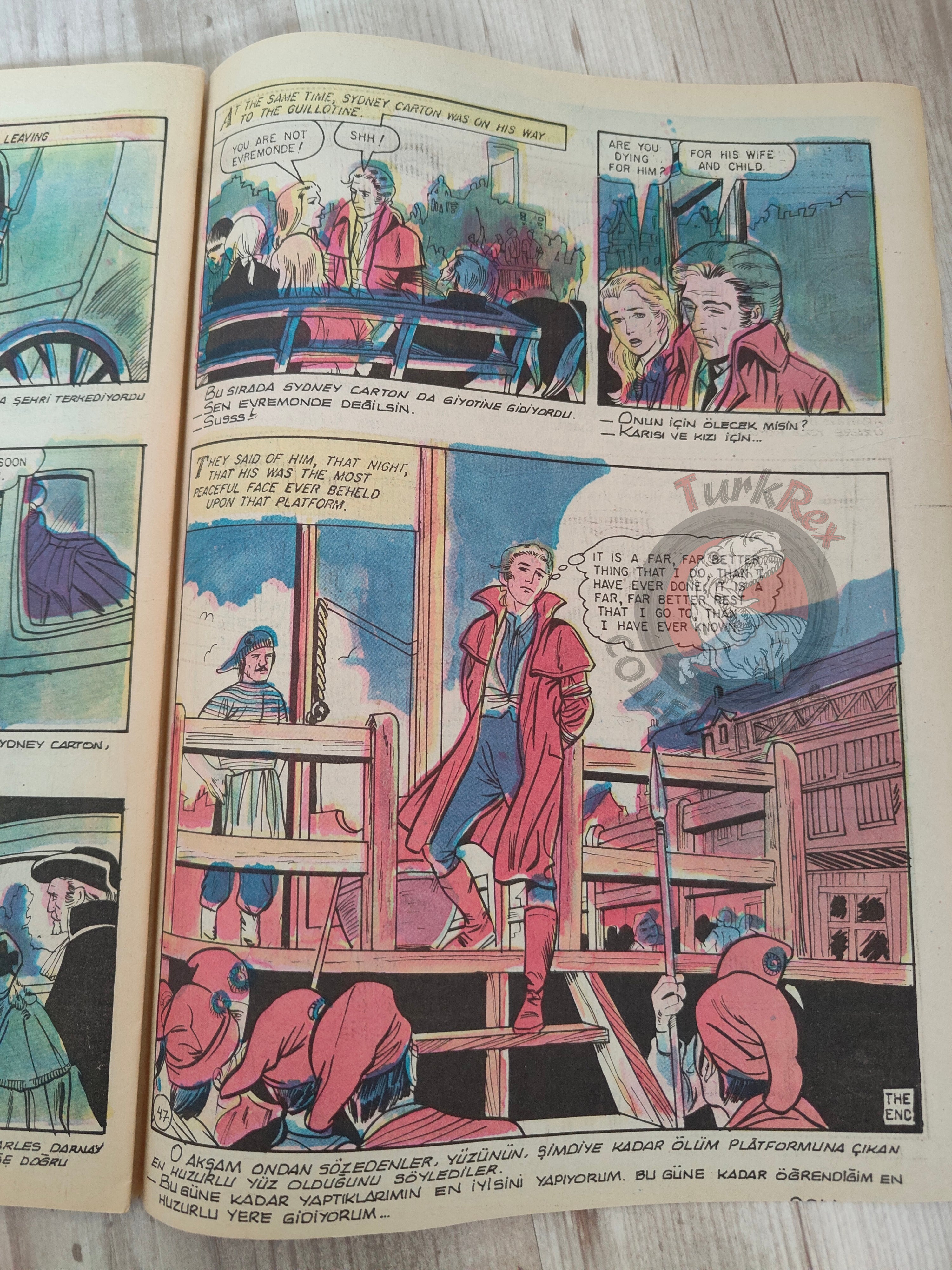 A Tale of Two Cities  – Charles Dickens Turkish Comic Turkey Classics Illustrated