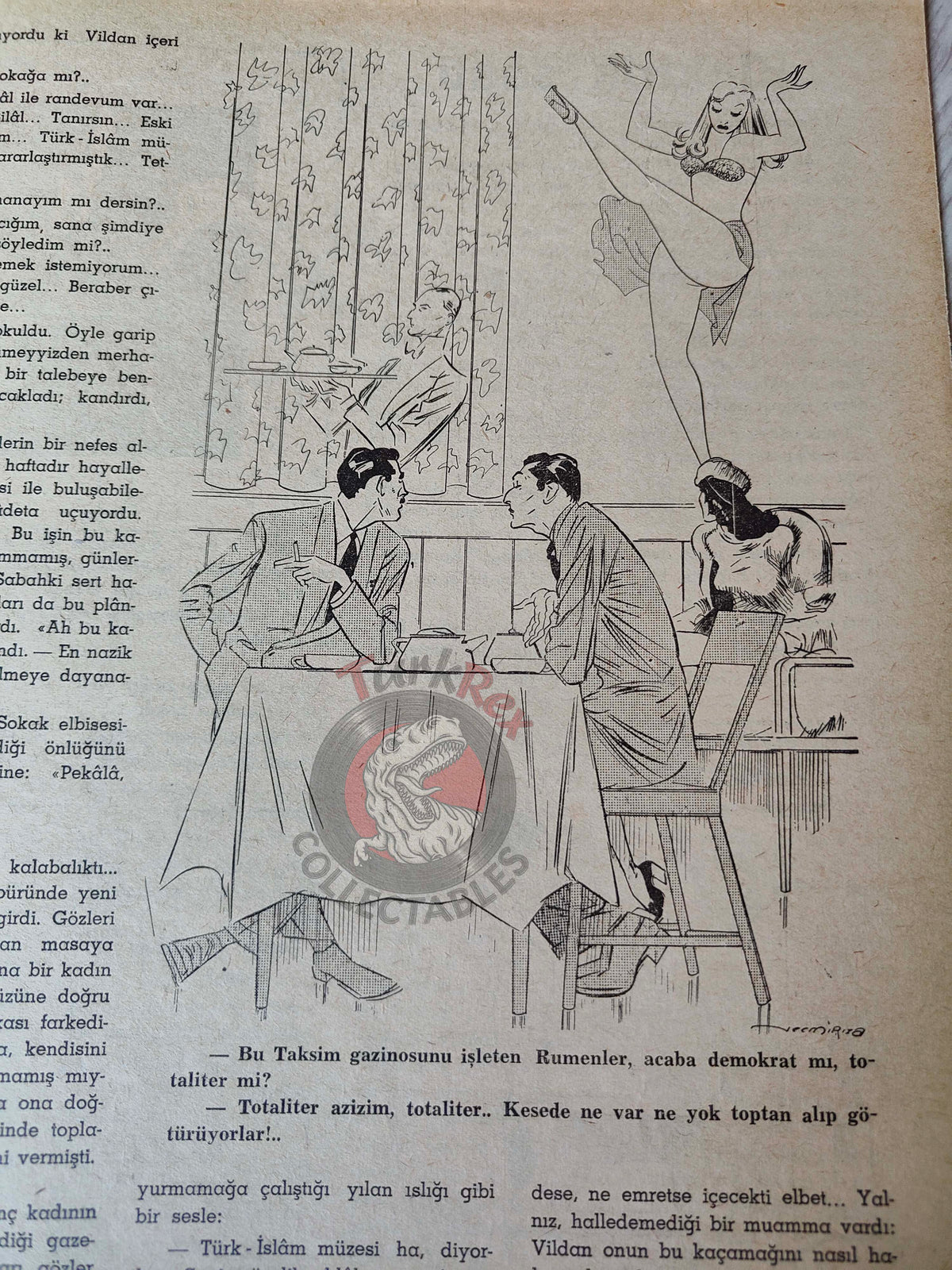 Akbaba 1941 Humor Magazine Turkish Turkey The Tripartite Pact WW2 era Germany Yugoslavia