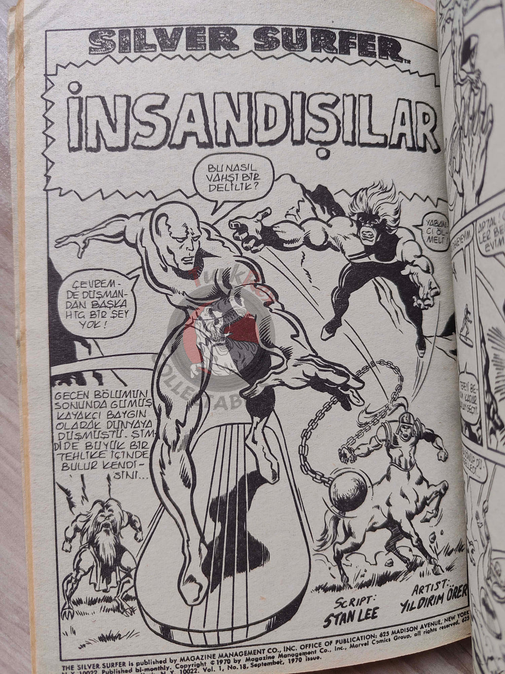 Silver Surfer Vol #4 1989 Turkish Comic Turkey #11 #12 #13 #17 #18 Fantastic Four #48