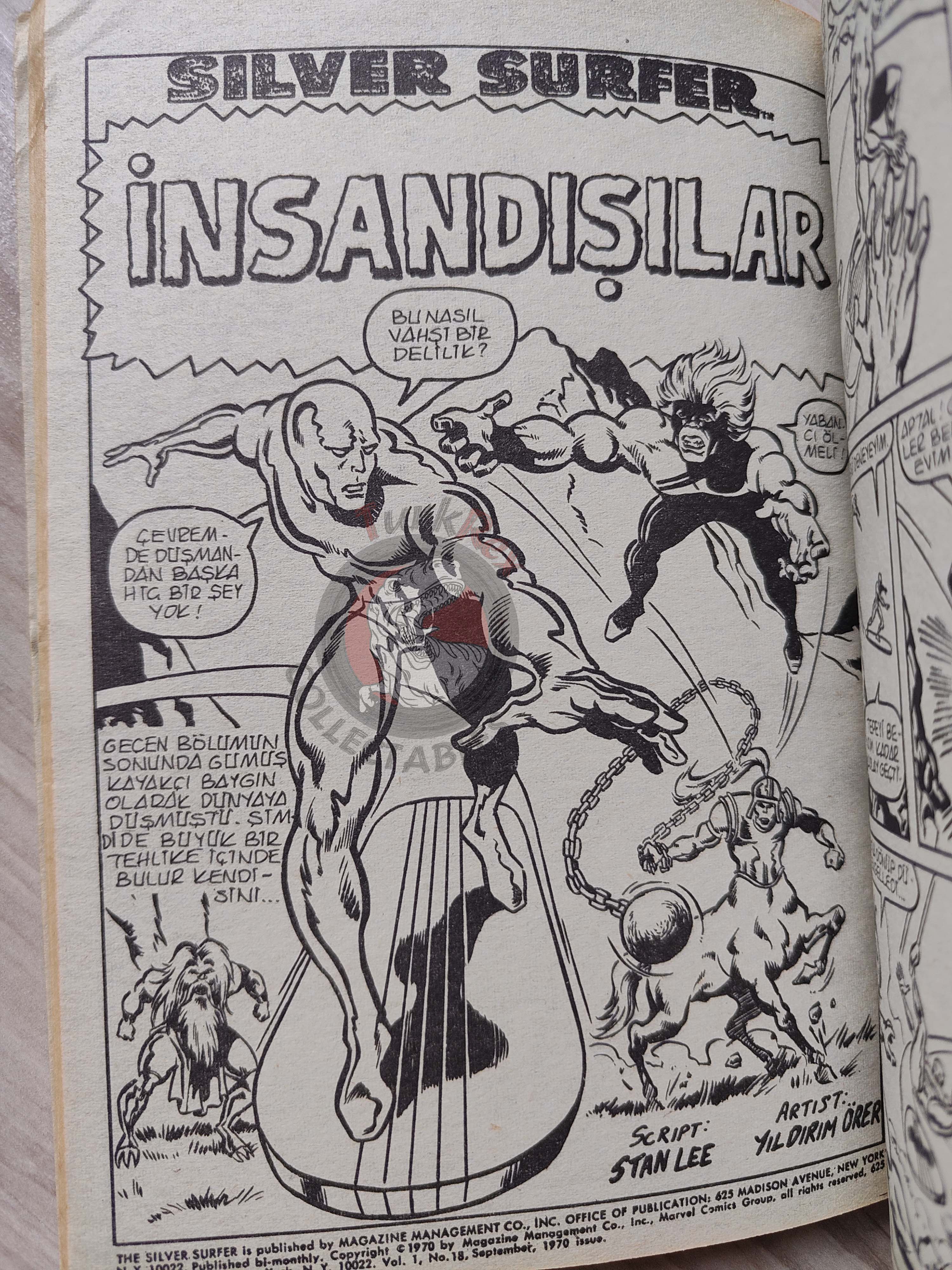 Silver Surfer Vol #4 1989 Turkish Comic Turkey #11 #12 #13 #17 #18 Fantastic Four #48
