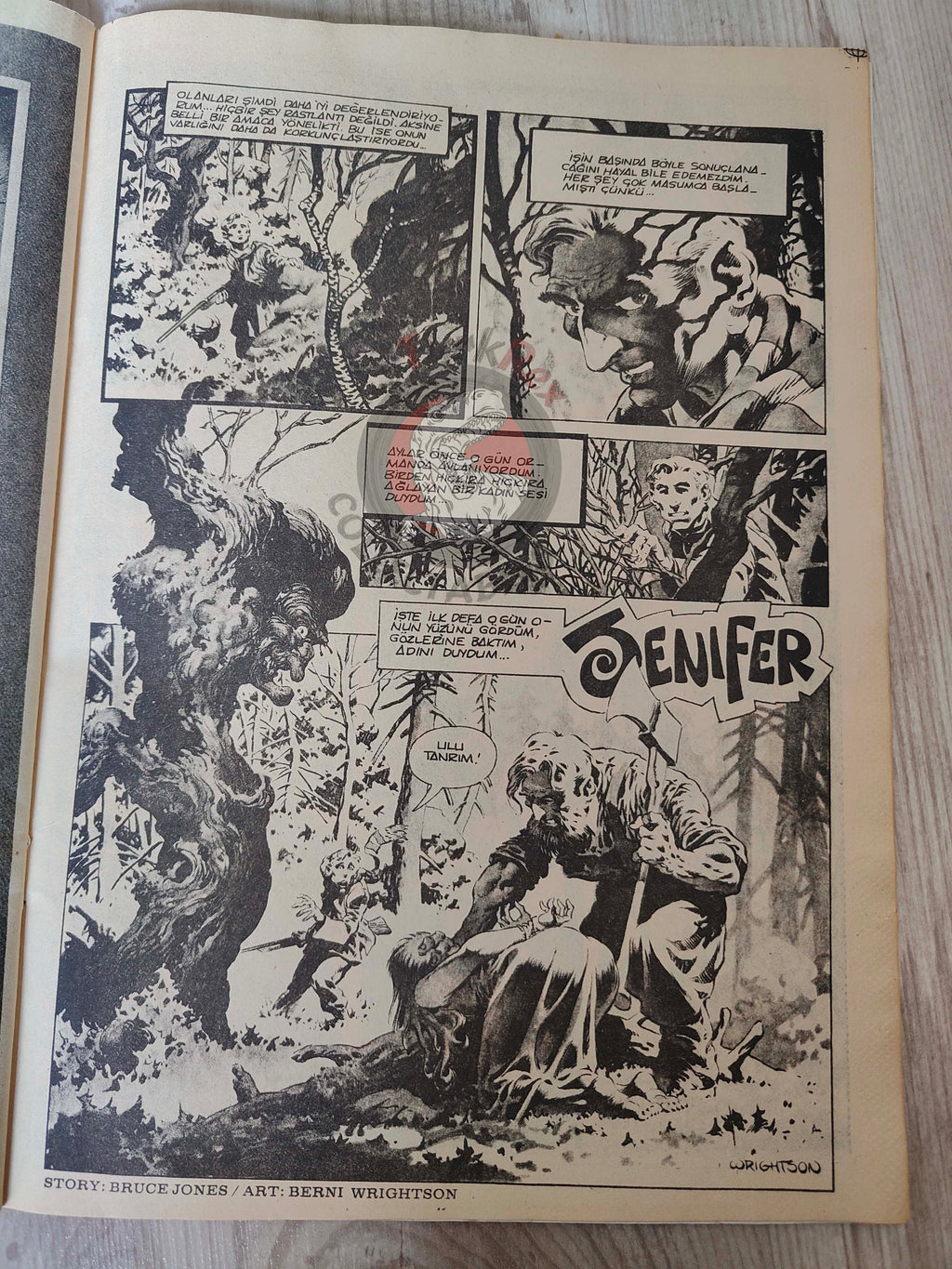 Süper Korku #3 1983 Turkish Comic Turkey Warren Creepy Eerie Vampirella #65