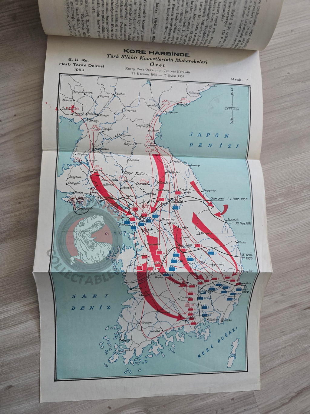 Turkish Armed Forces Operations in the Korean War 1950–1953 Turkey Book 1959 with Maps