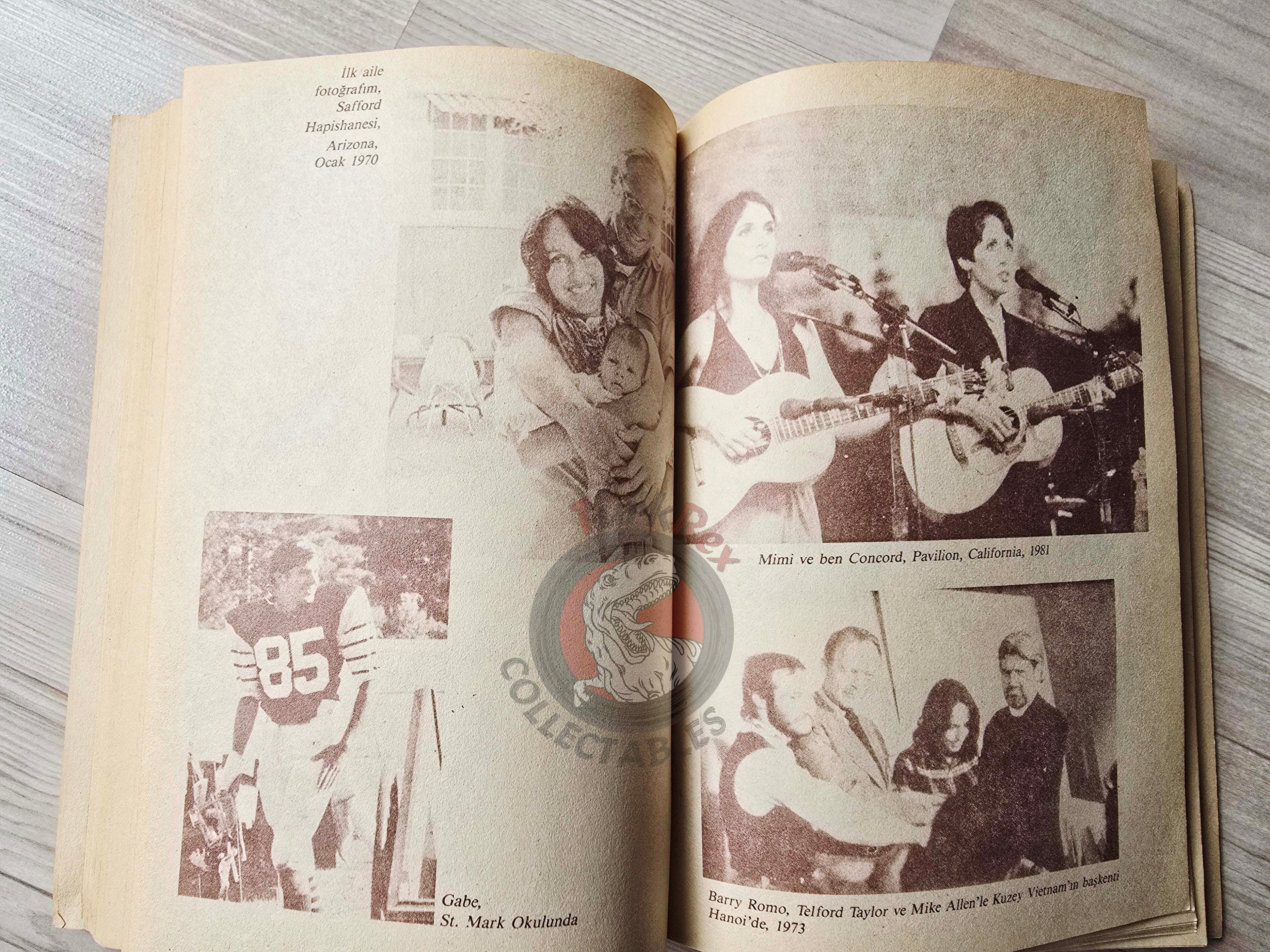 Joan Baez – A Voice to Sing With 1989 1st  Turkish Book Turkey
