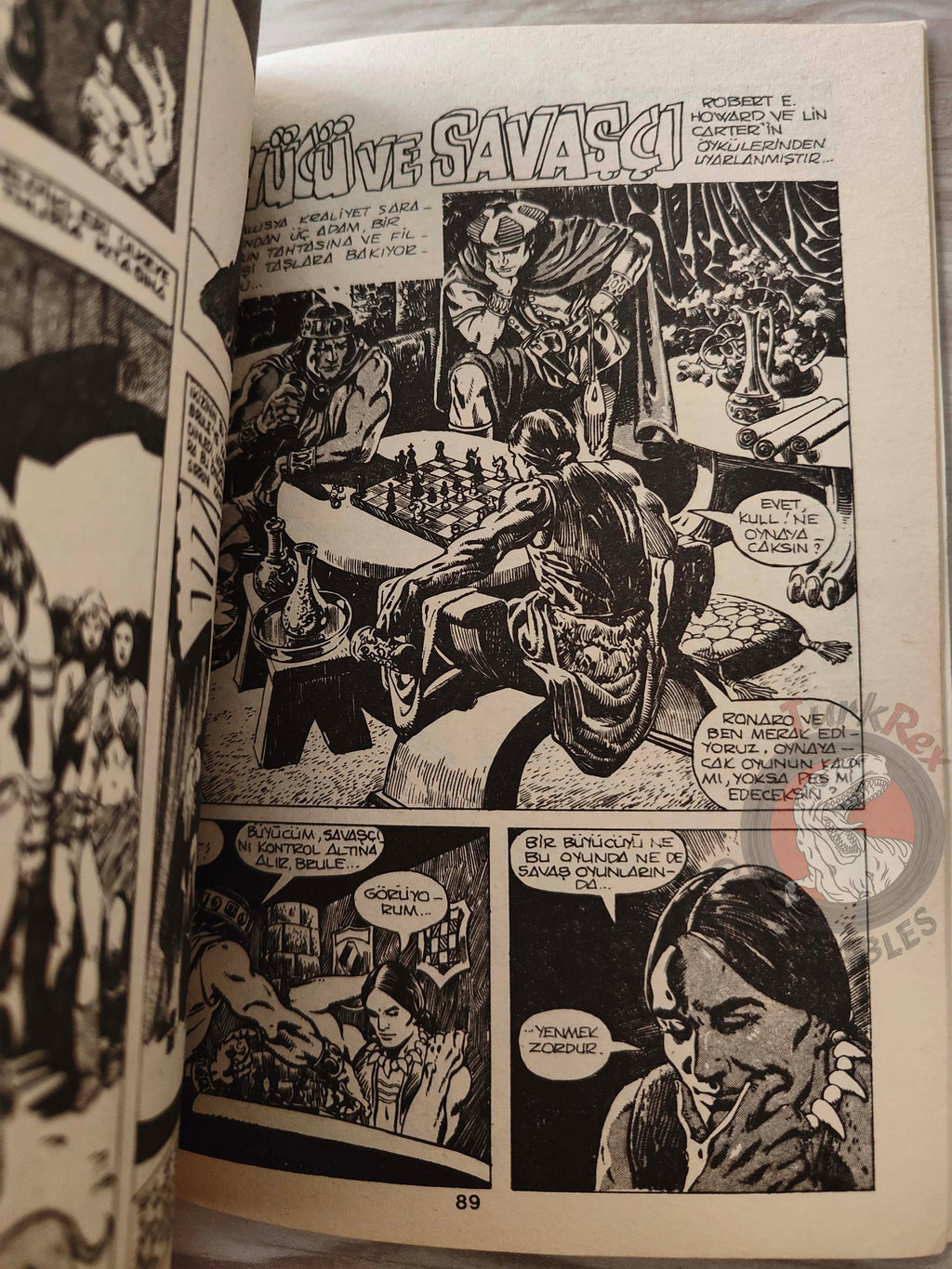 Kull the Conqueror #1 1985 Turkish Comic Turkey #2 Bizarre Adventures #26 SSOC #55