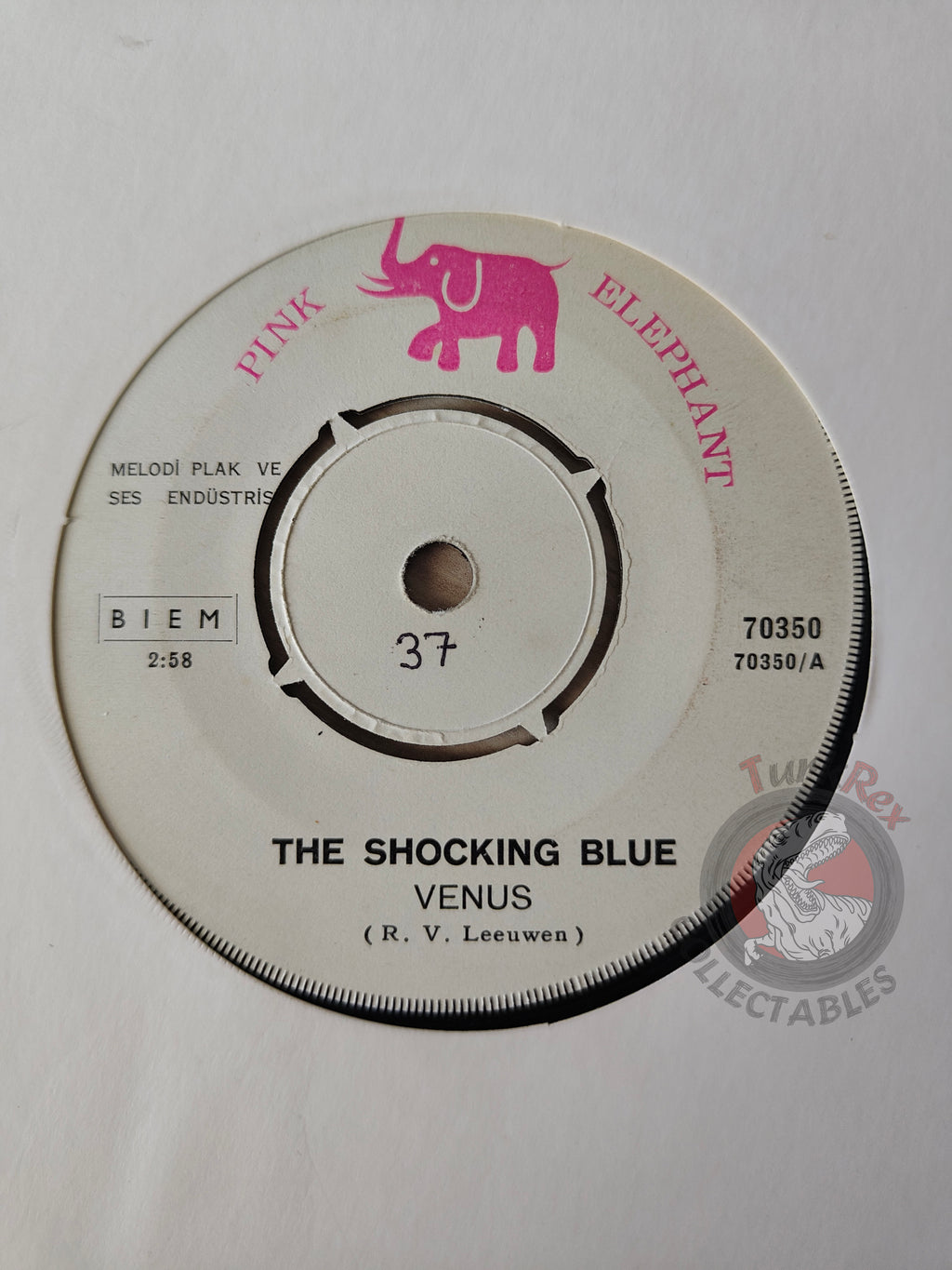 Shocking Blue – Venus / Hot Sand 7" Turkish Pressing Vinyl Turkey Edition 3