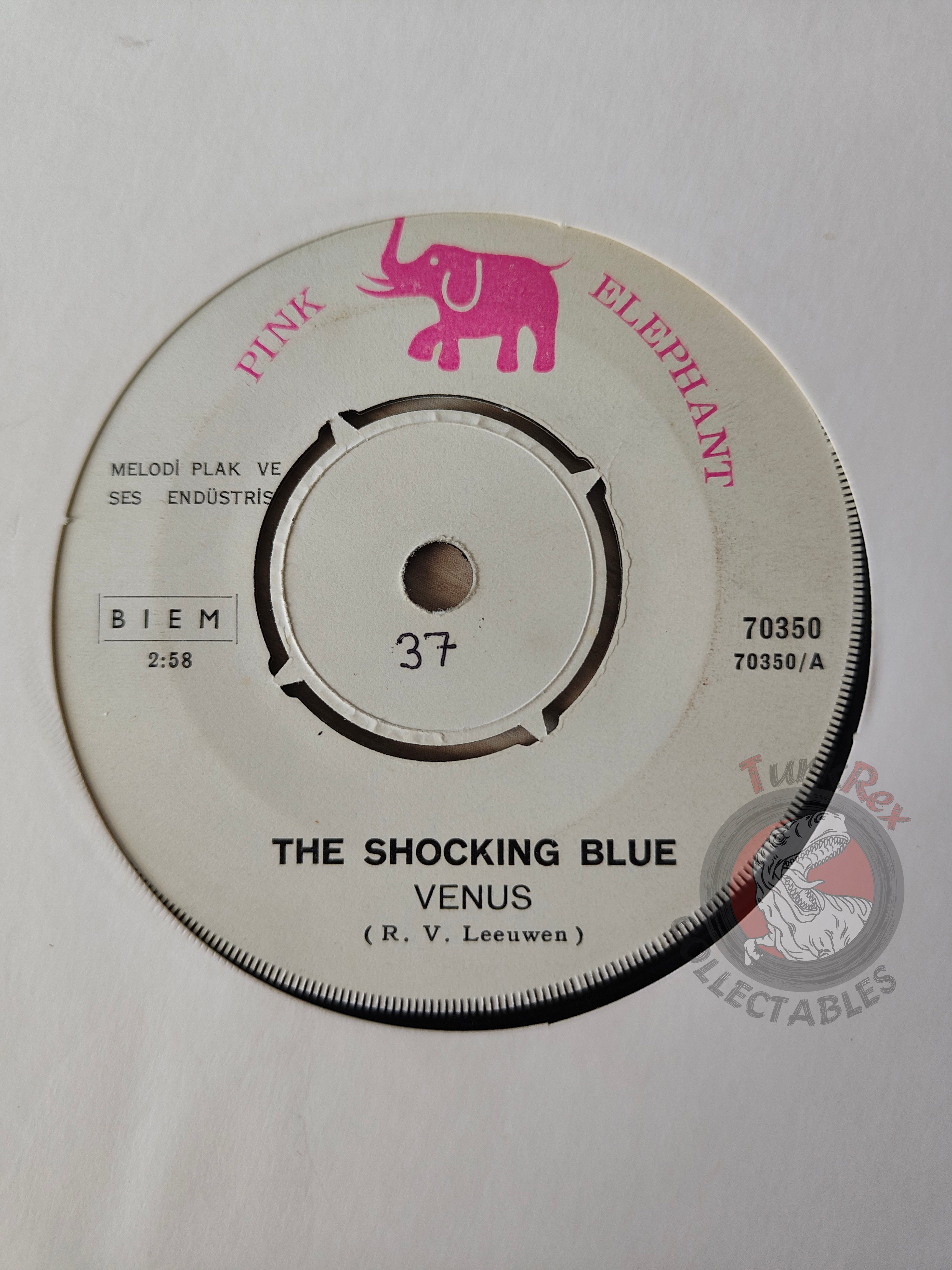 Shocking Blue – Venus / Hot Sand 7" Turkish Pressing Vinyl Turkey Edition 3