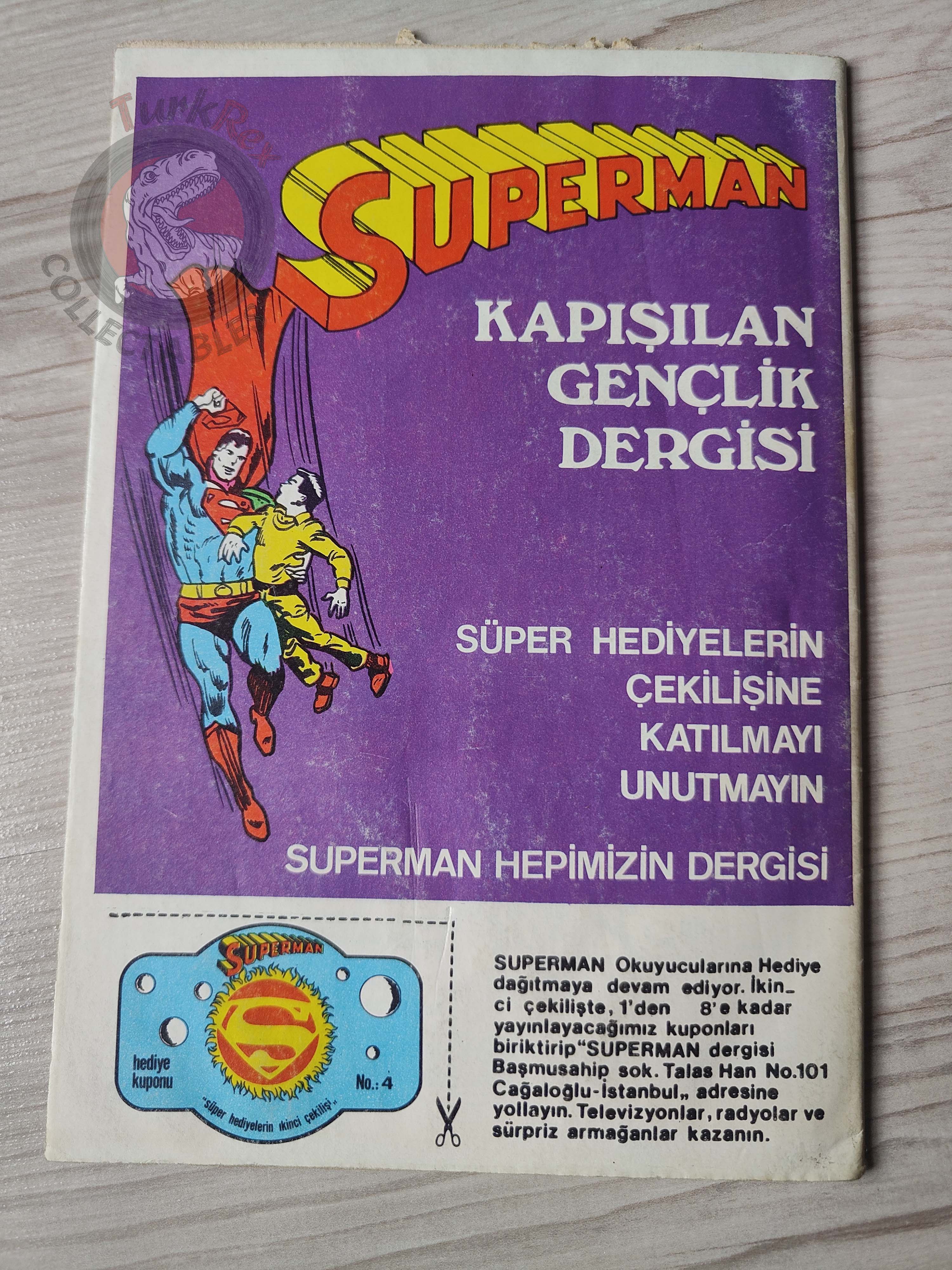 Superman #17 1980 Turkish Comic Turkey Action Comics  #399