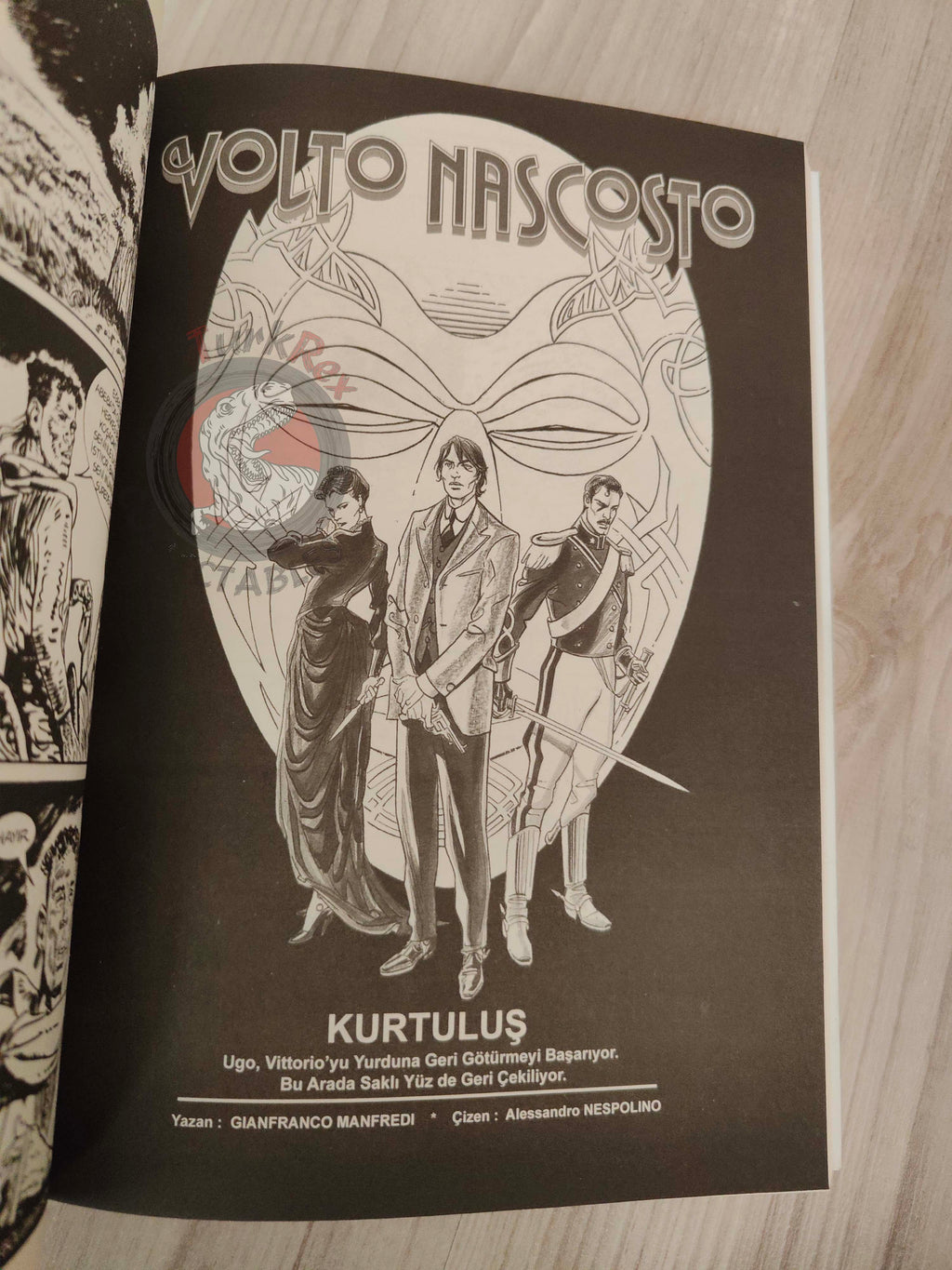Volto Nascosto Vol #6 Il prigioniero di Menelik Turkish Comic Turkey Bonelli #11 #12