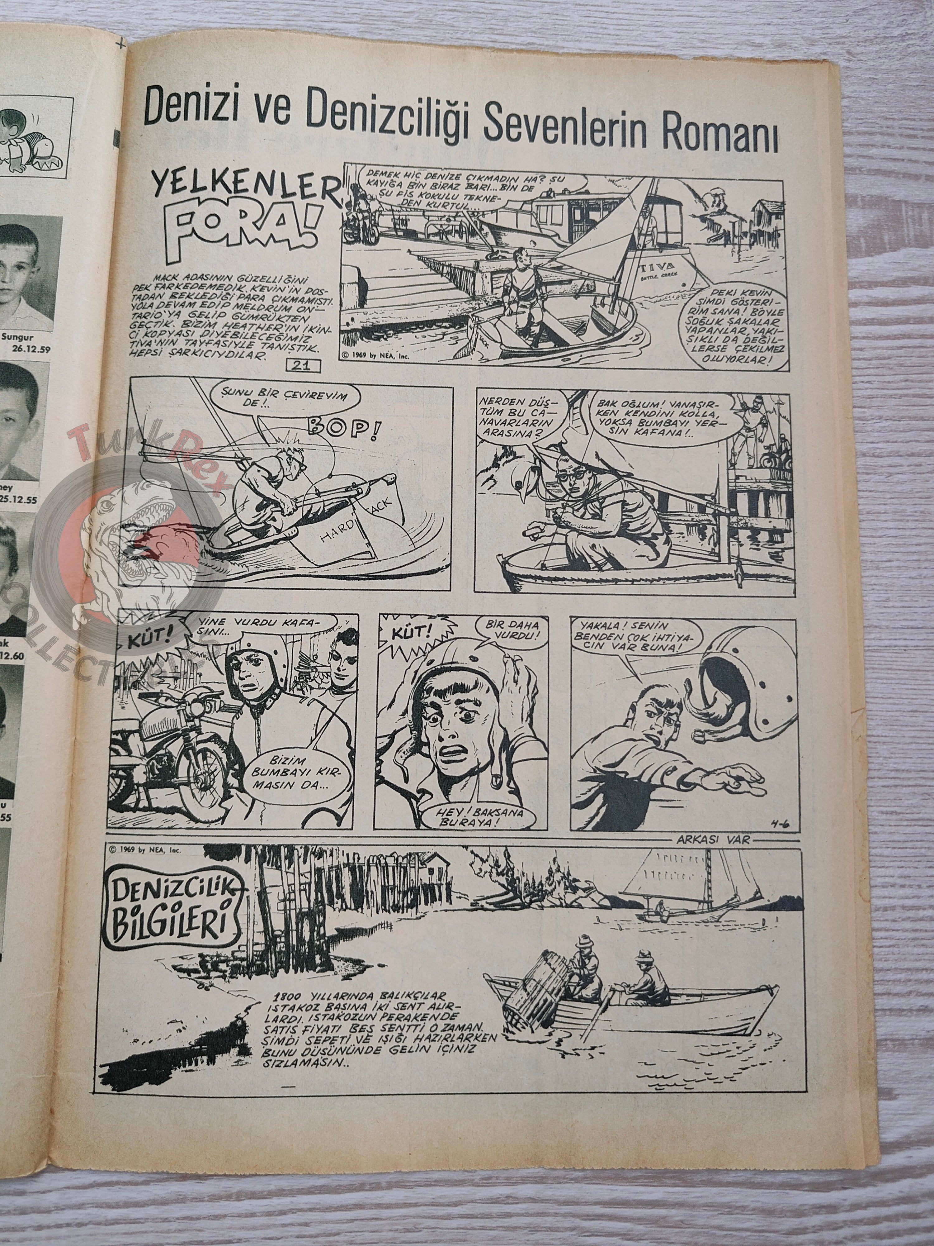 Doğan Kardeş 1969 Magazine #35 Turkish Comic Turkey Pinocchio, Captain Scarlet, Lady Penelope
