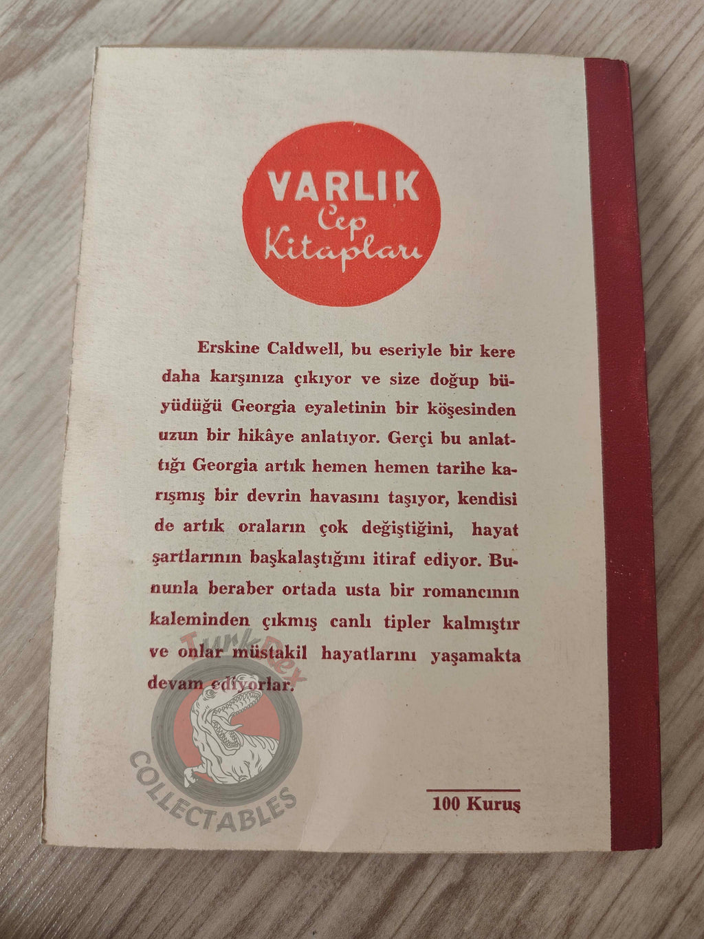 Erskine Caldwell – A House in the Uplands 1953 1st Turkish Book Turkey