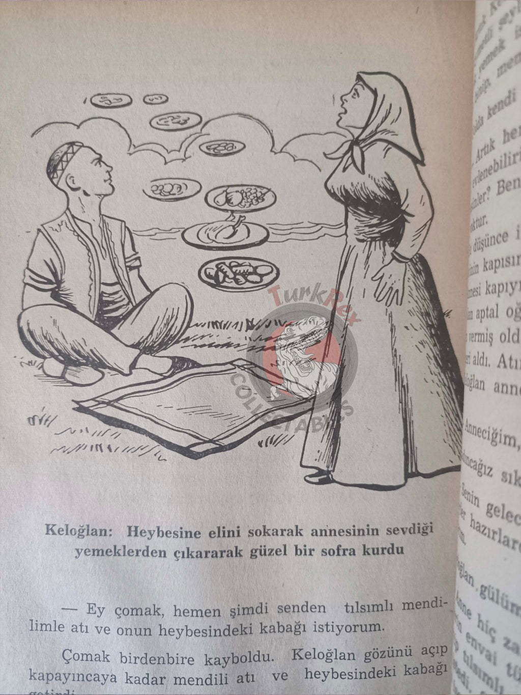 Kaloghlan 1972 Turkish Book Turkey Illustrated Folk Litreature Keloğlan
