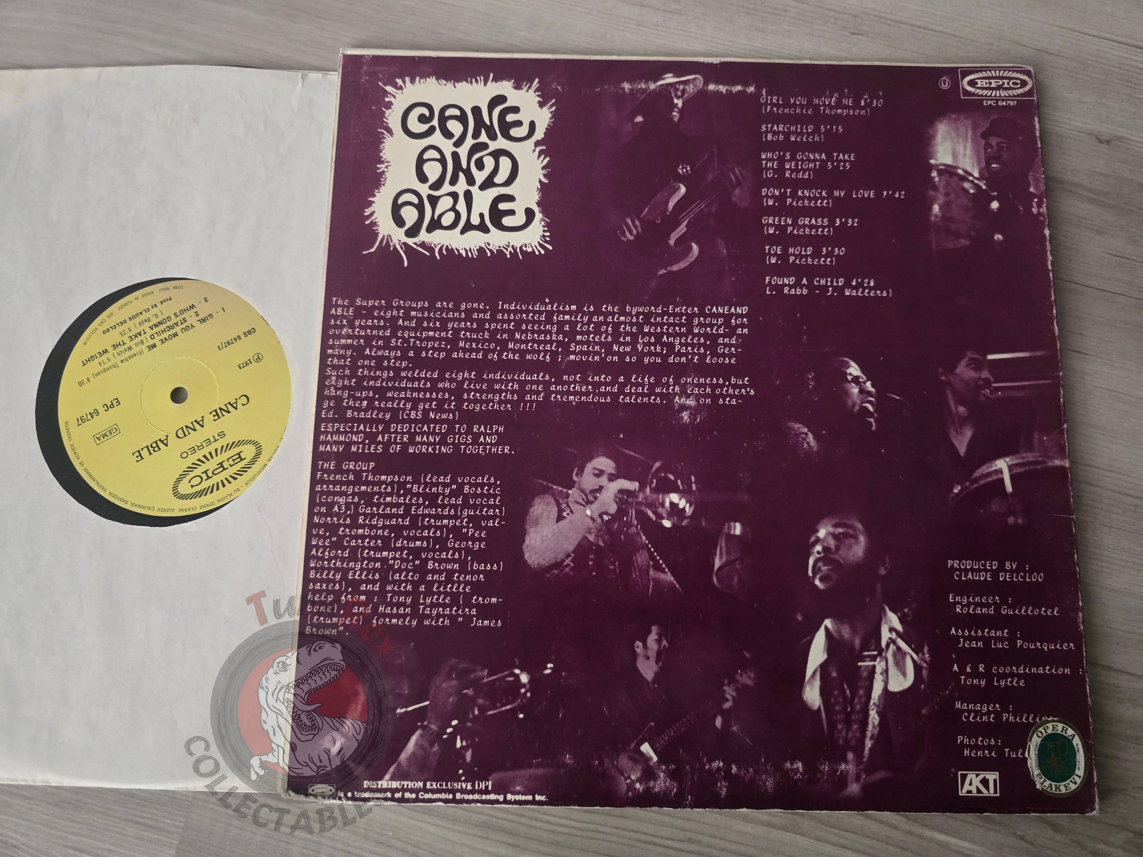 Cane And Able – Cane And Able Turkish Pressing Vinyl Turkey Edition