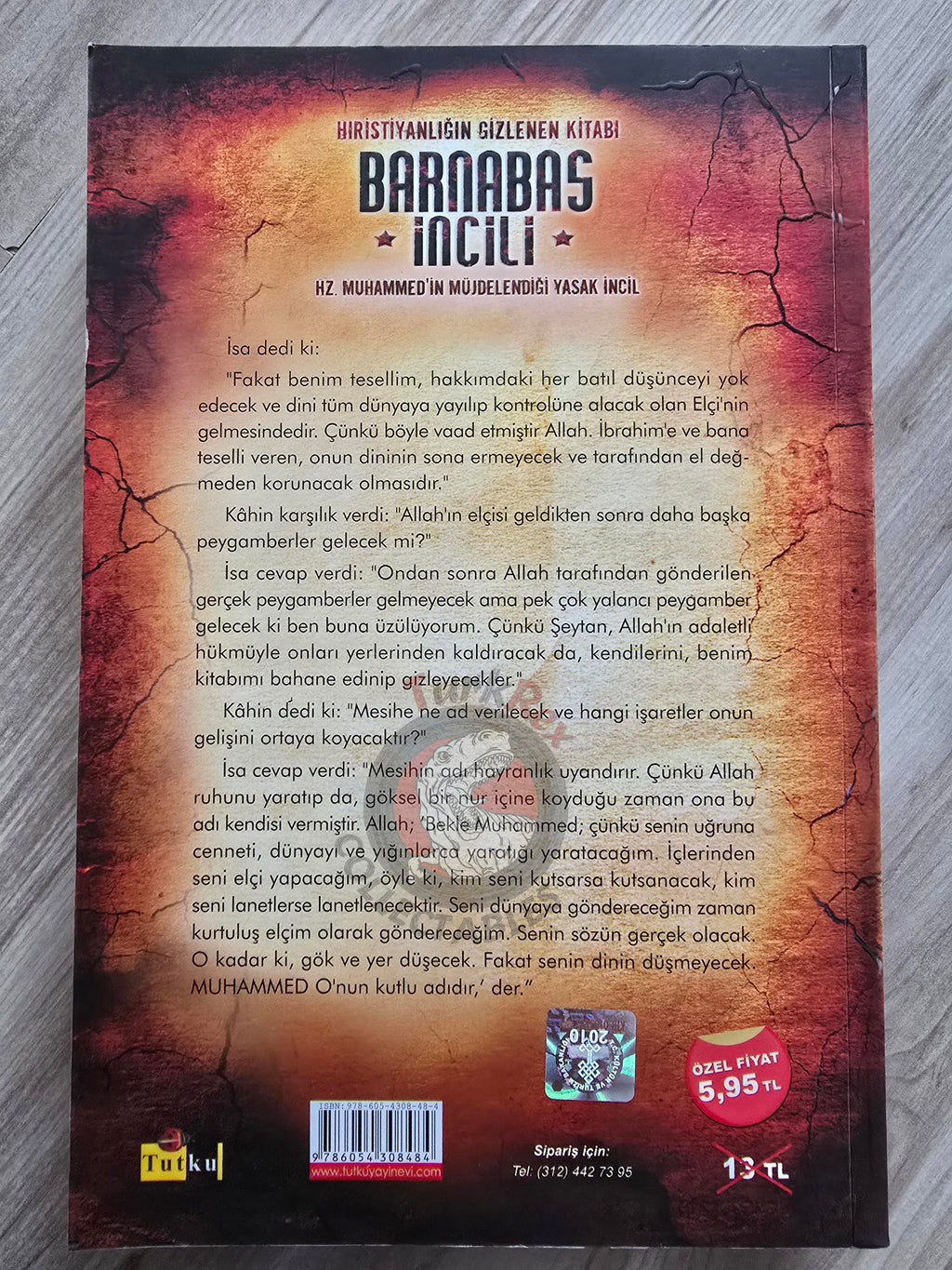 The Gospel of Barnabas 2011 Turkish Book New Testament Bible