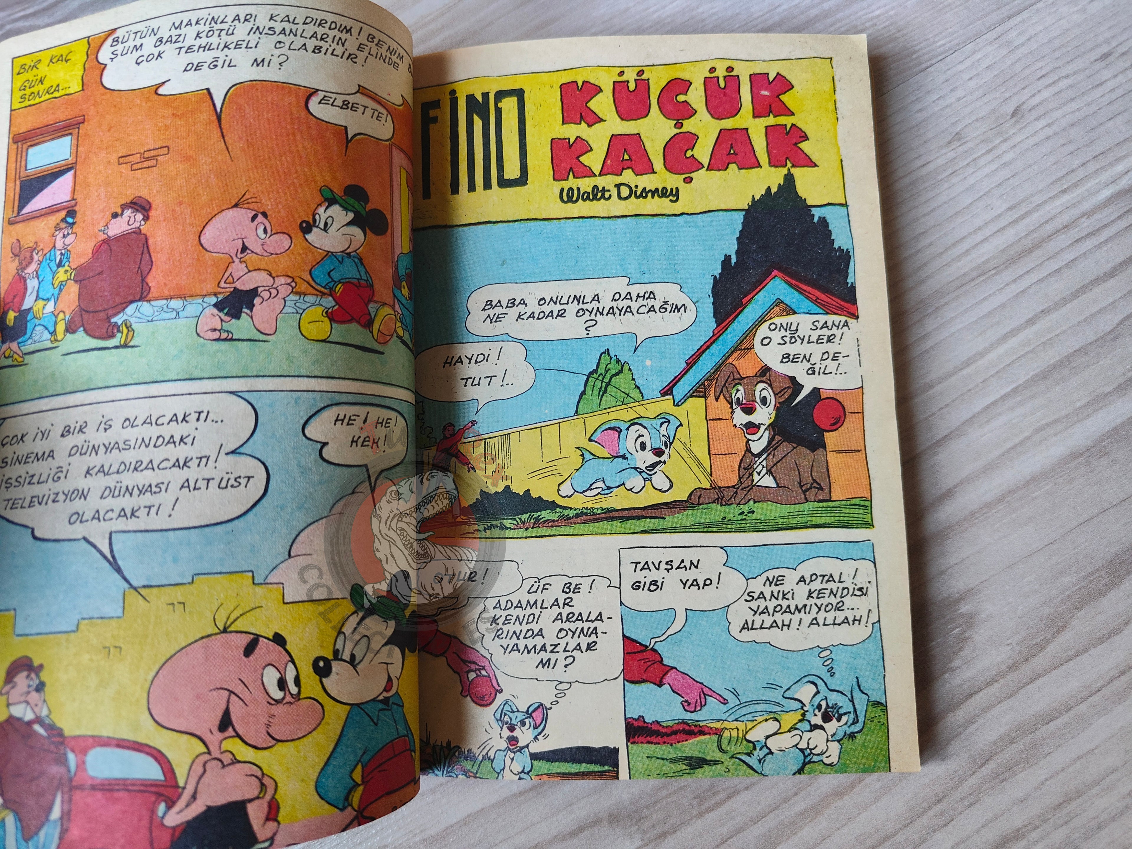 Mickey Mouse Mag Volume #2 1970 Turkish Comic Turkey Walt Disney Donald Duck