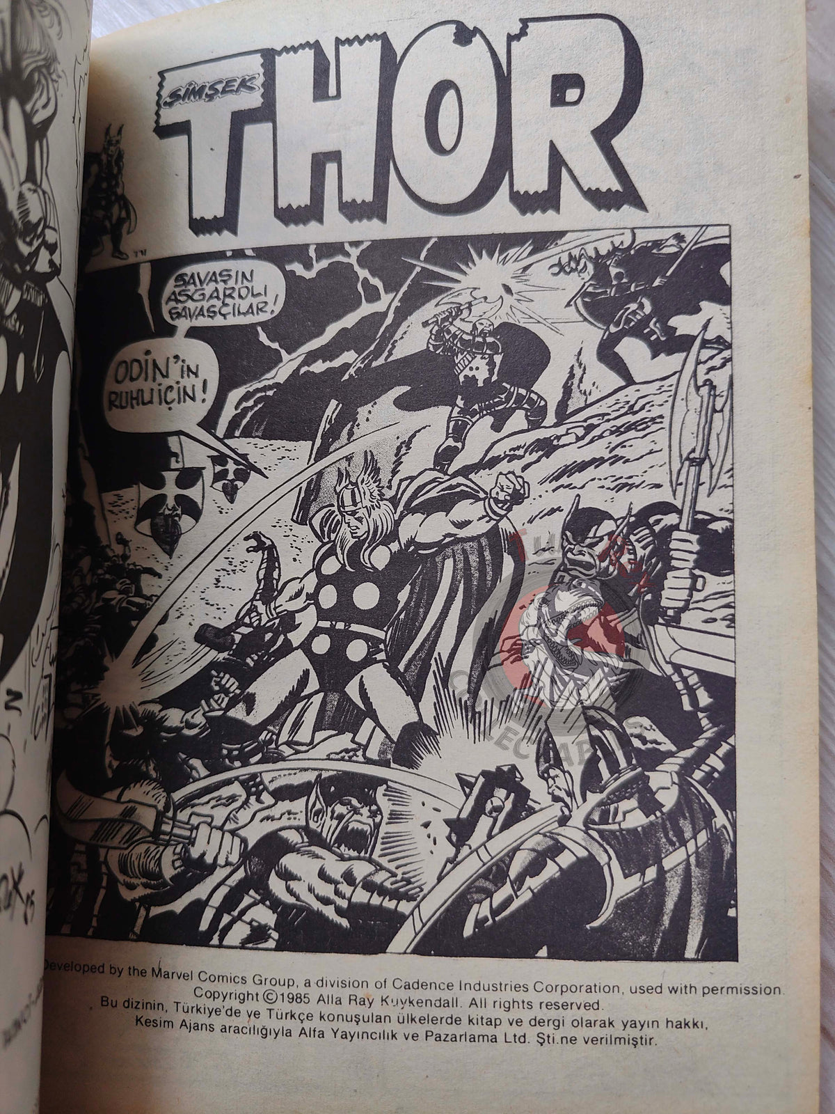 Thor #5 1985 Turkish Comic Turkey The Mighty Thor #197–200 Ragnarok