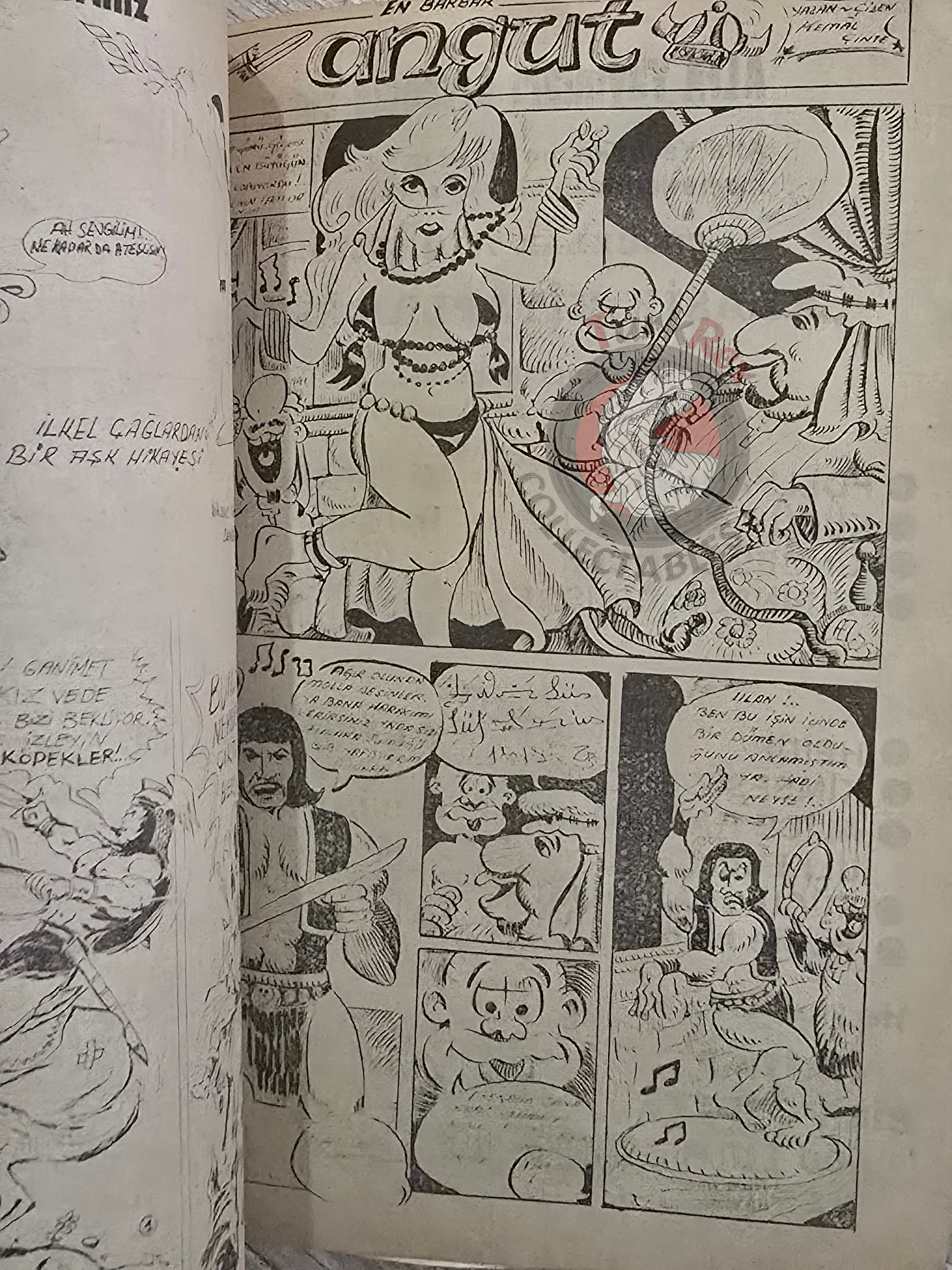 Red Sonja #5 1986 Turkish Comic Turkey Cover #11 - #4 Indiana Jones #16