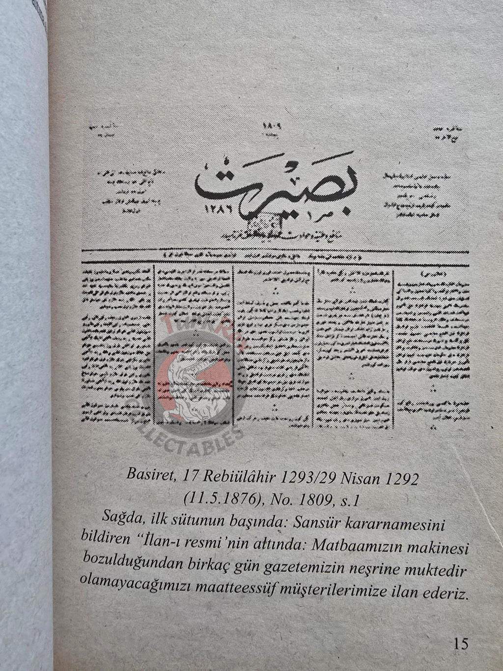 Cevdet Kudret – Censorship in Abdulhamid II Era 2000 Turkish Book Turkey Ottoman