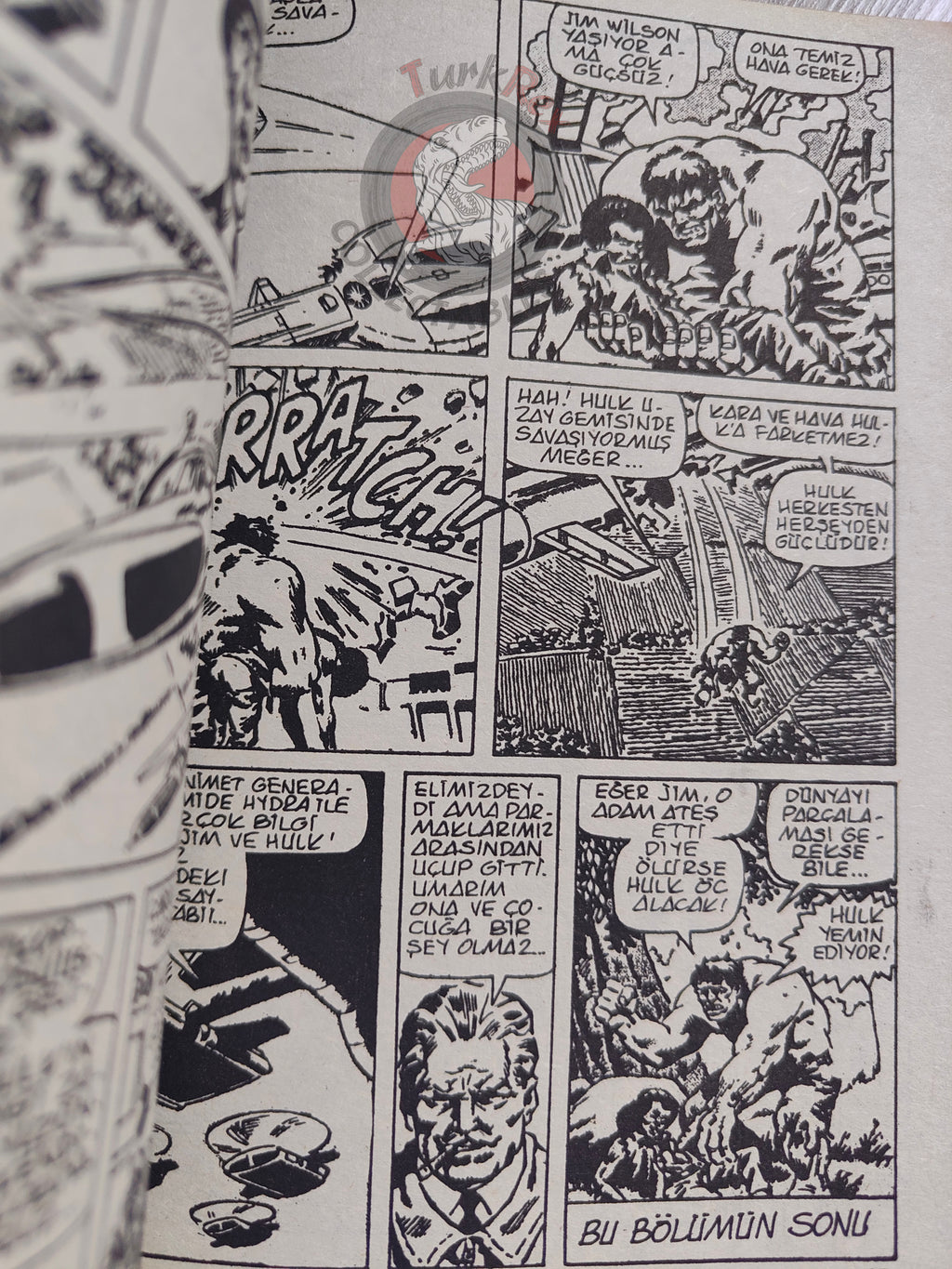Hulk #5 1987 Turkish Comic Turkey cover #22 #132