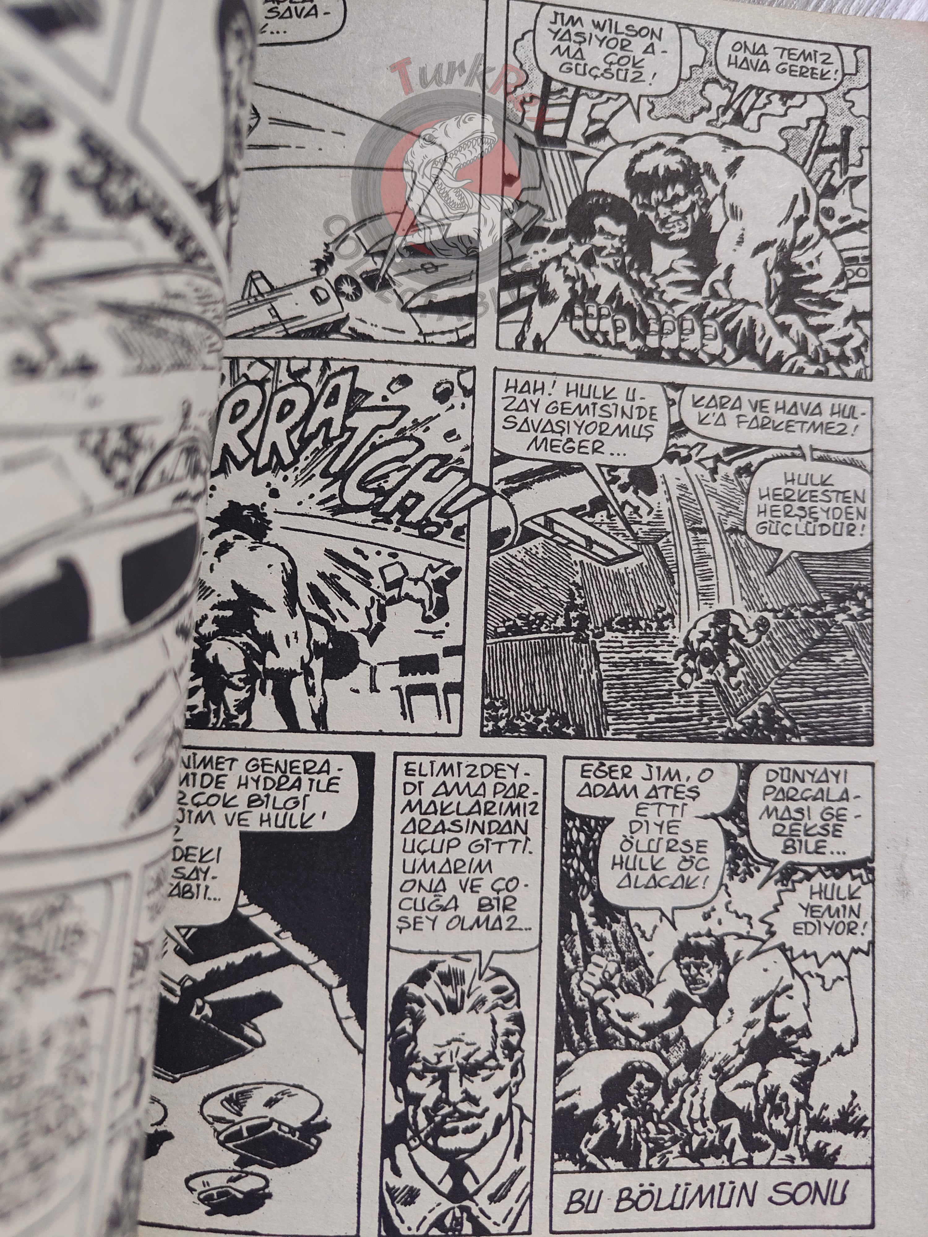 Hulk #5 1987 Turkish Comic Turkey cover #22 #132