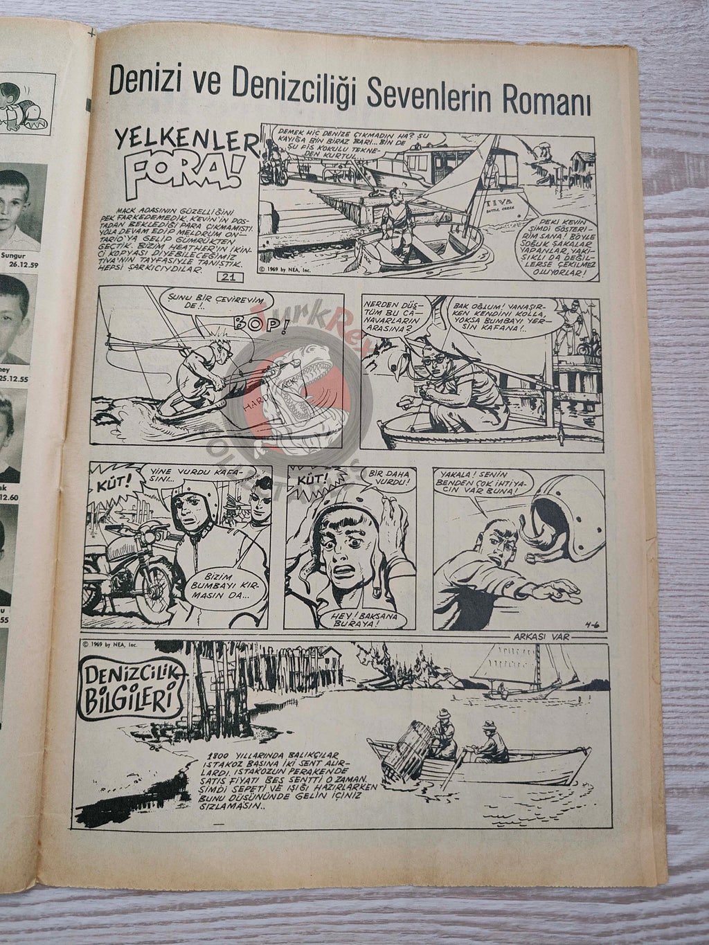 Doğan Kardeş 1969 Magazine #35 Turkish Comic Turkey Pinocchio, Captain Scarlet, Lady Penelope