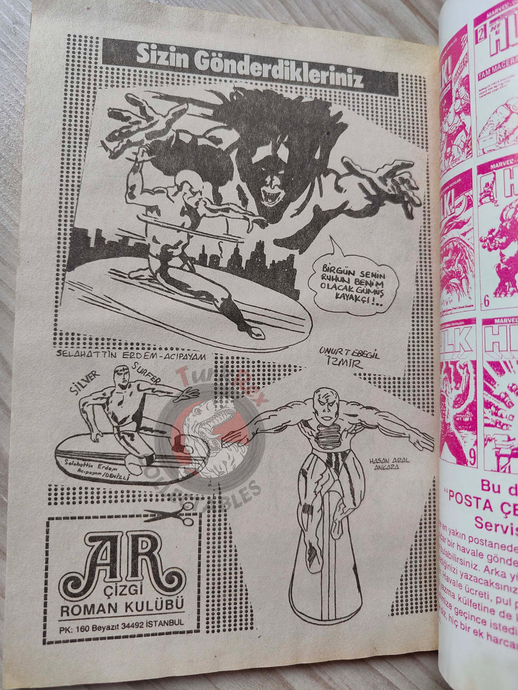 Silver Surfer #14 1988 Turkish Comic Turkey Defenders #101 The Avengers #256