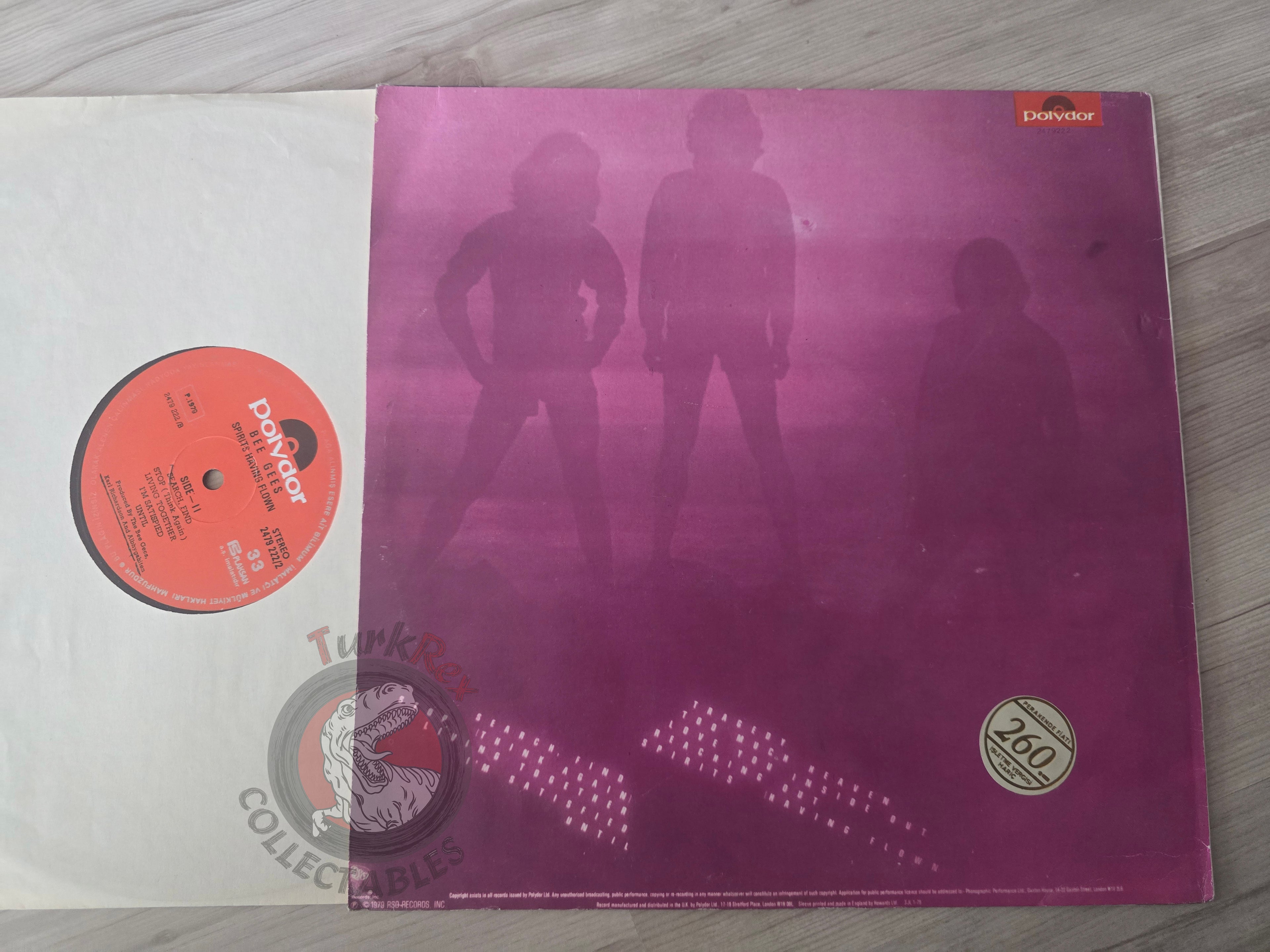 Bee Gees – Spirits Having Flown Turkish Pressing Vinyl Turkey Edition