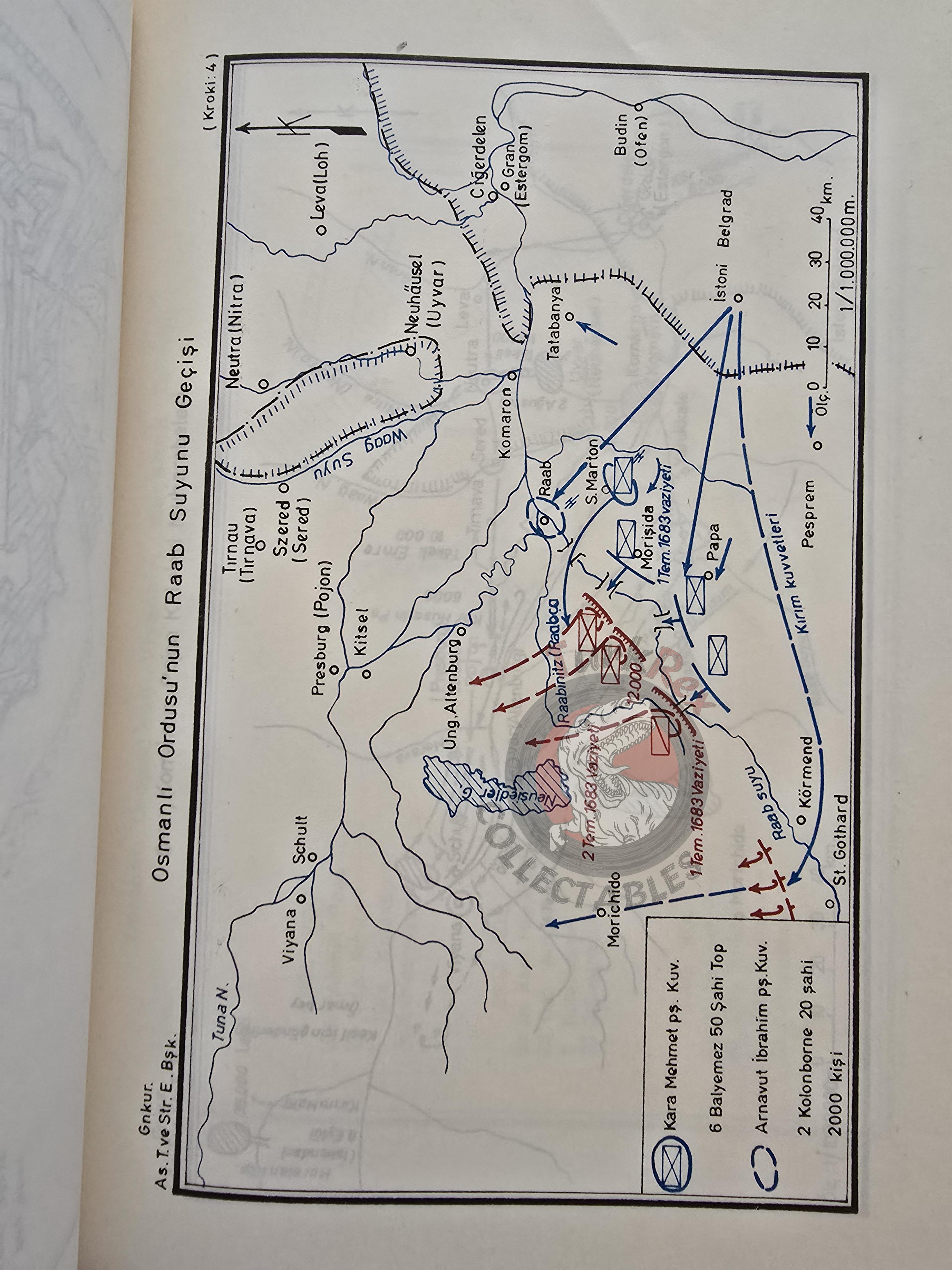 The Second Siege of Vienna 1683 Turkish 1983 Book Military Ottoman Empire Maps