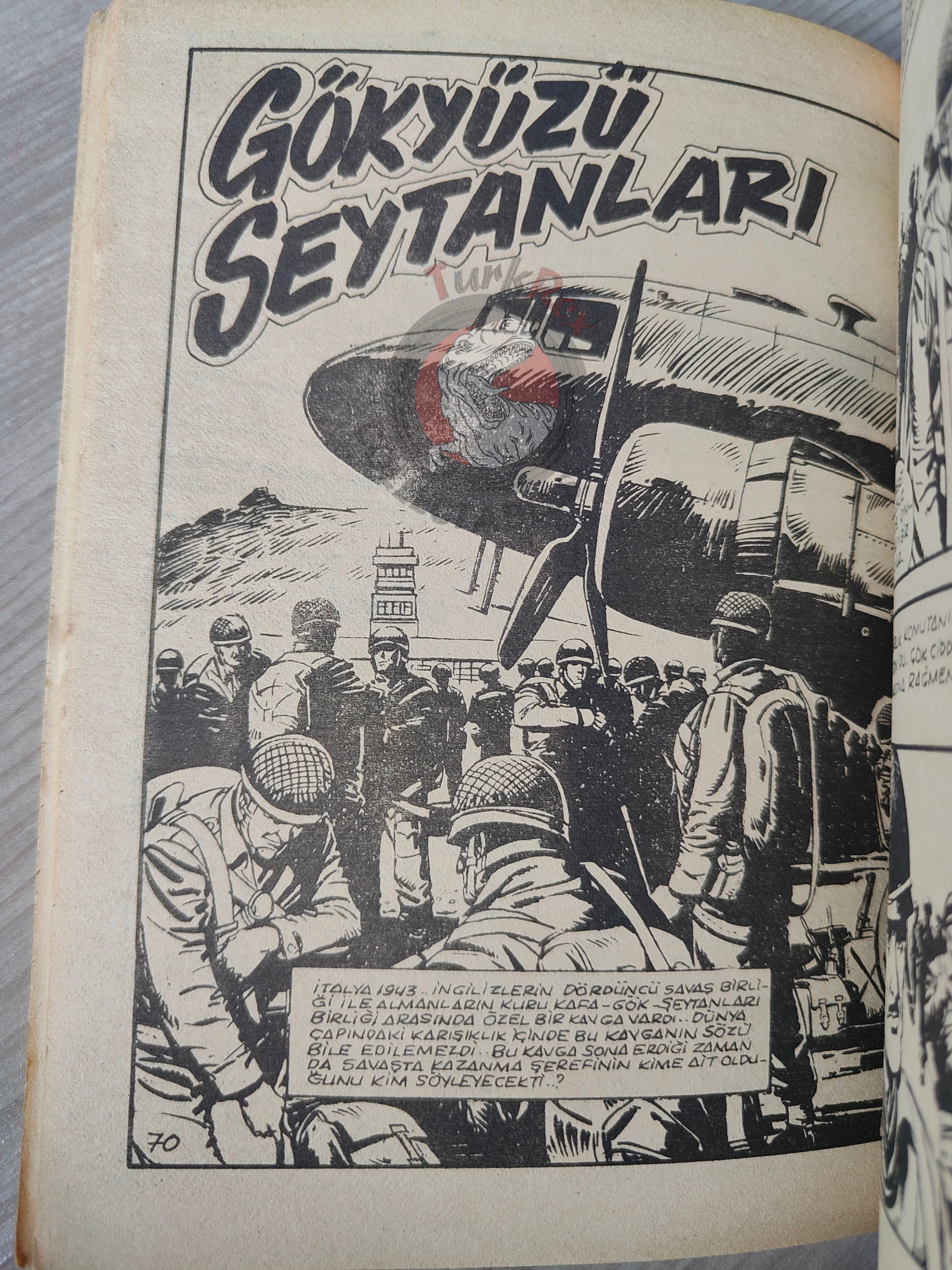 War Picture Library Special #7 1982 Turkish Comic Turkey WW2 stories