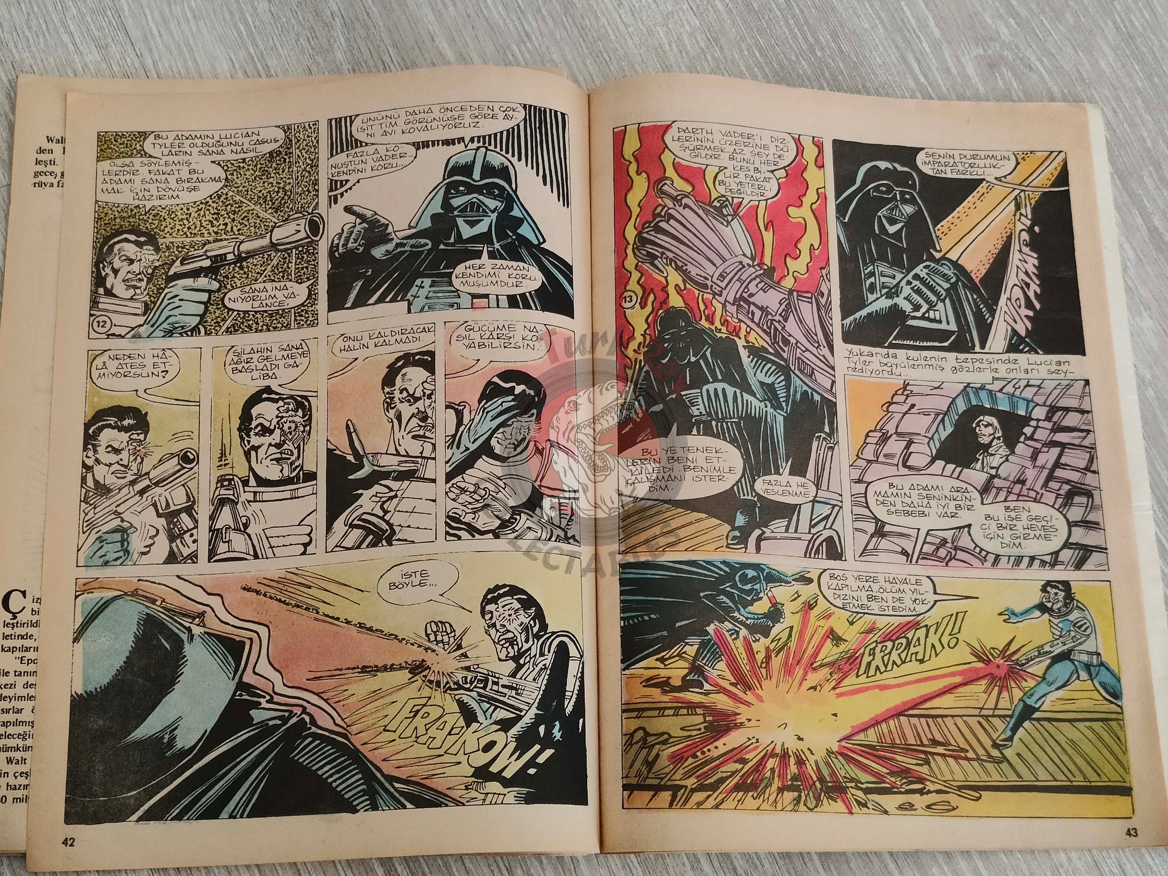 Tercüman Çocuk #45 1982 Turkish Comic Turkey Star Wars #29 Pink Panther Tounga
