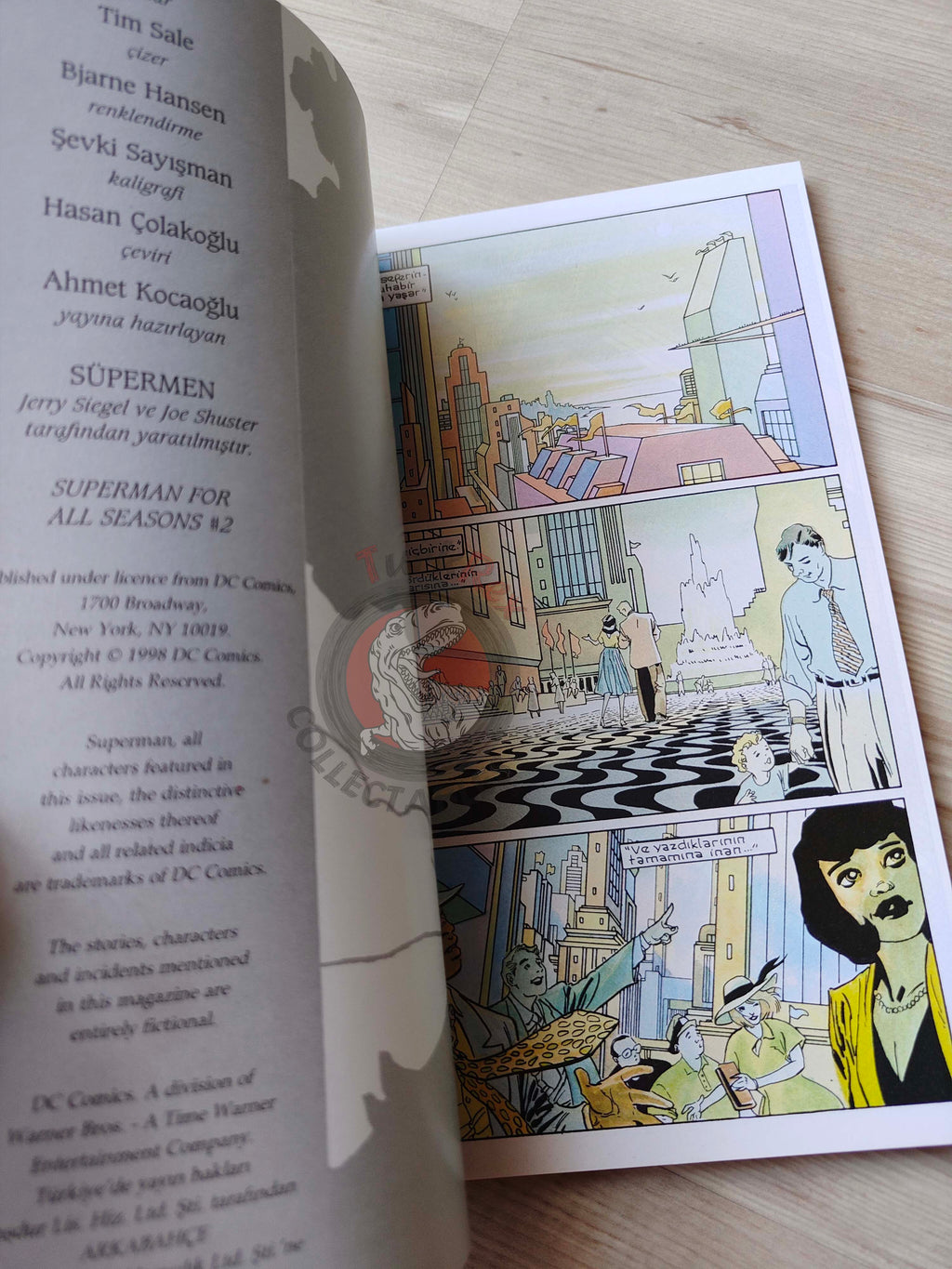 Superman for All Seasons #1 #2 #3 #4 1998 Turkish Comic Turkey