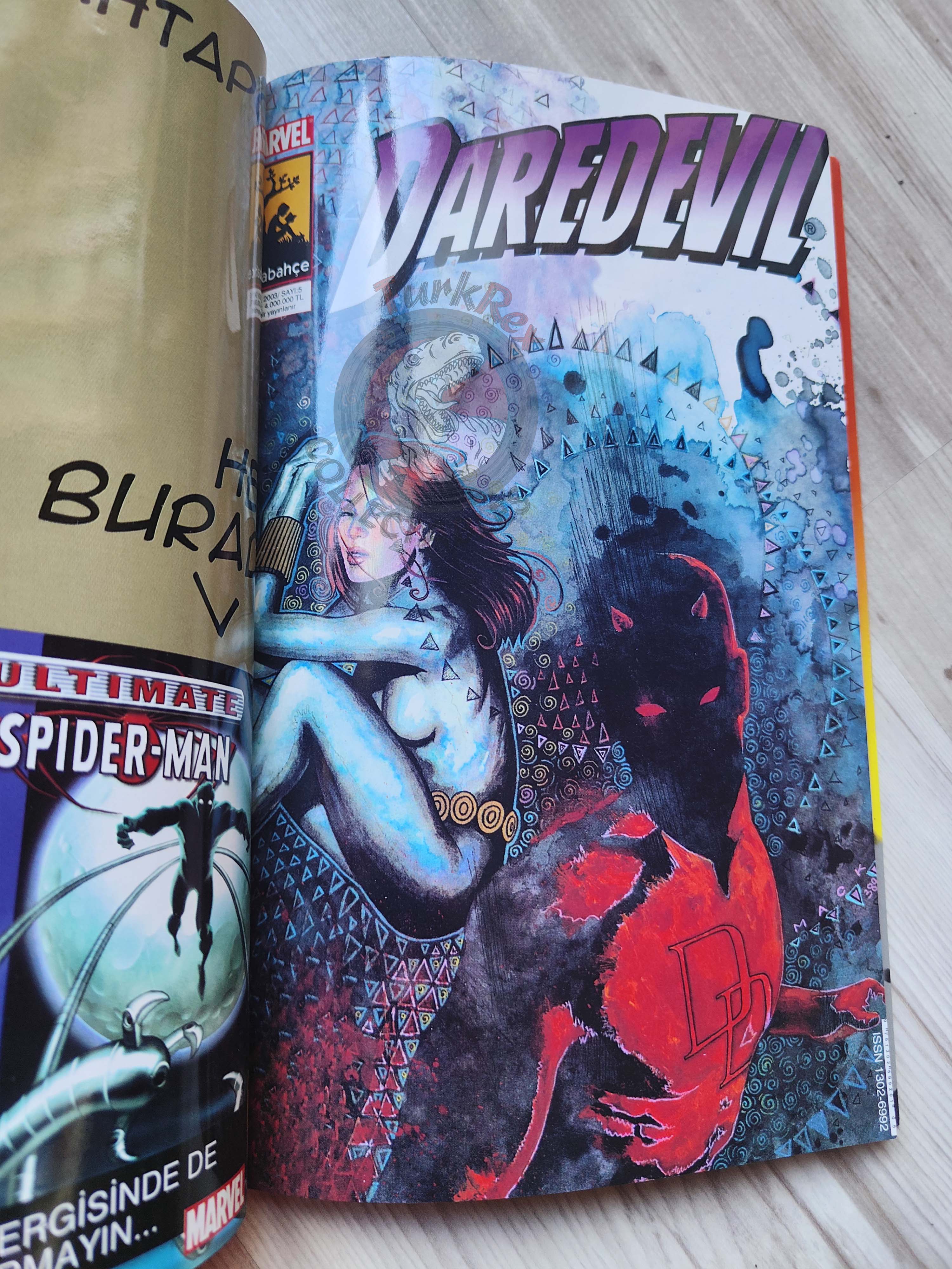 Daredevil Volume #2 Turkish Comic Turkey Marvel Knights #7–12 Spiderman