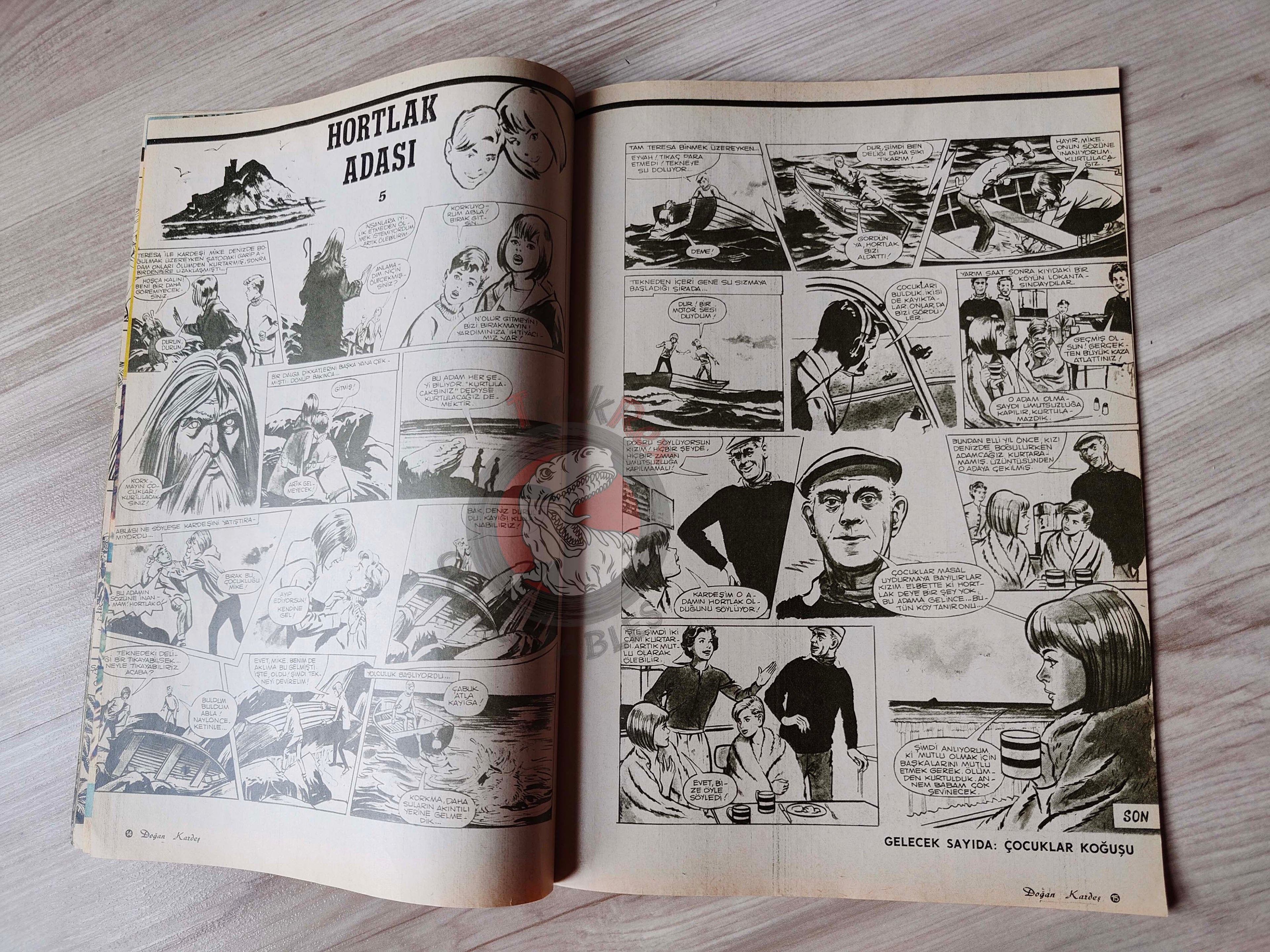 Doğan Kardeş 1971 Magazine #38 Turkish Comic Turkey William Tell Gulliver's Travels