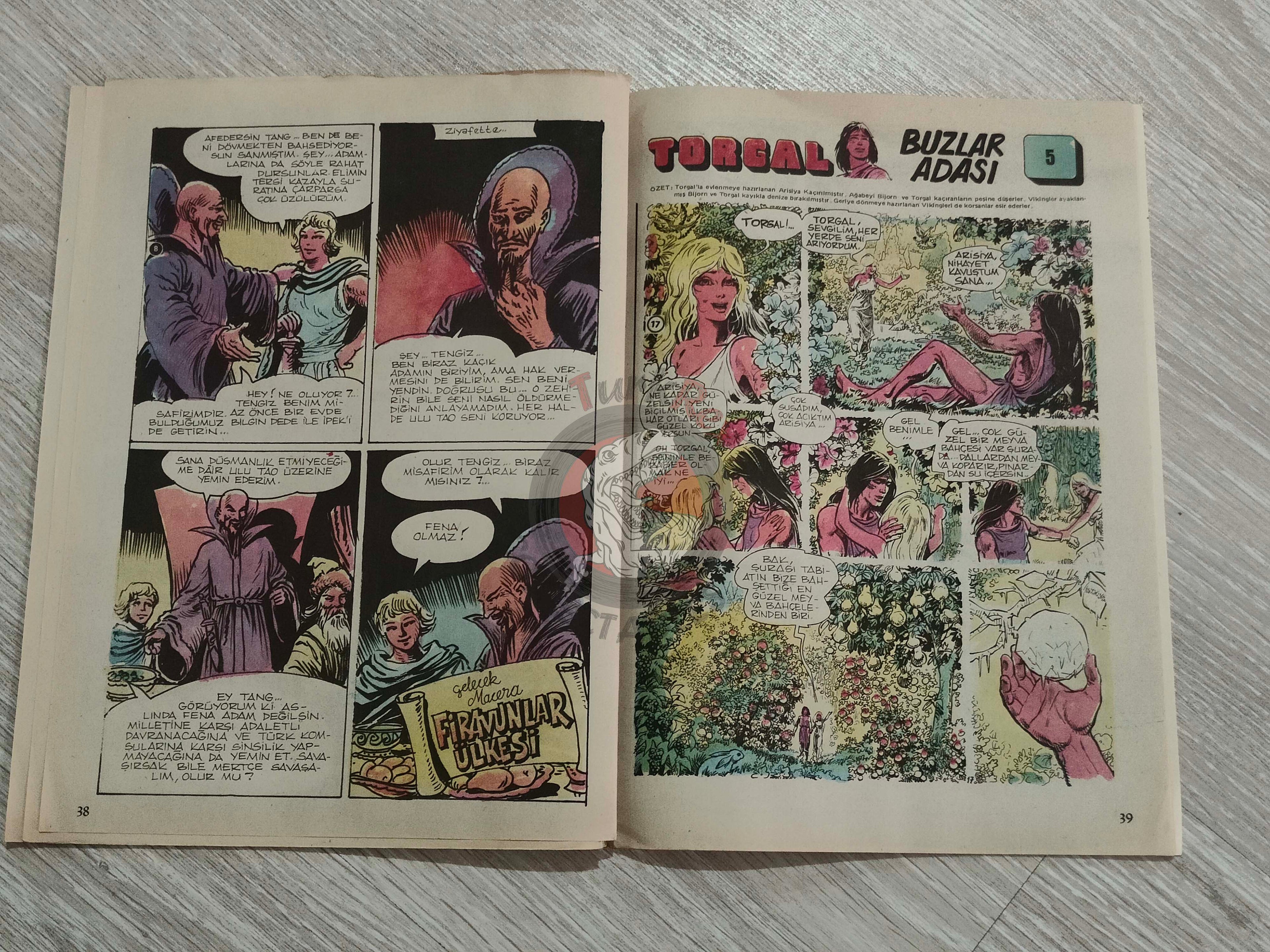 Tercüman Çocuk #51 1981 Turkish Comic Turkey Jaws Superman The Flintstones Buddy Longway Thorgal