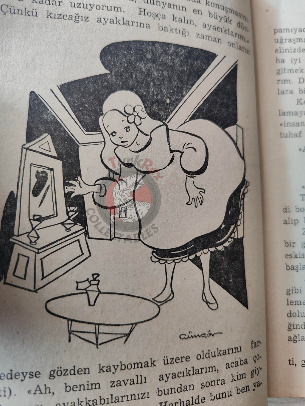 Lewis Carroll – Alice in Wonderland 1953 Turkish Book Turkey Illustrated