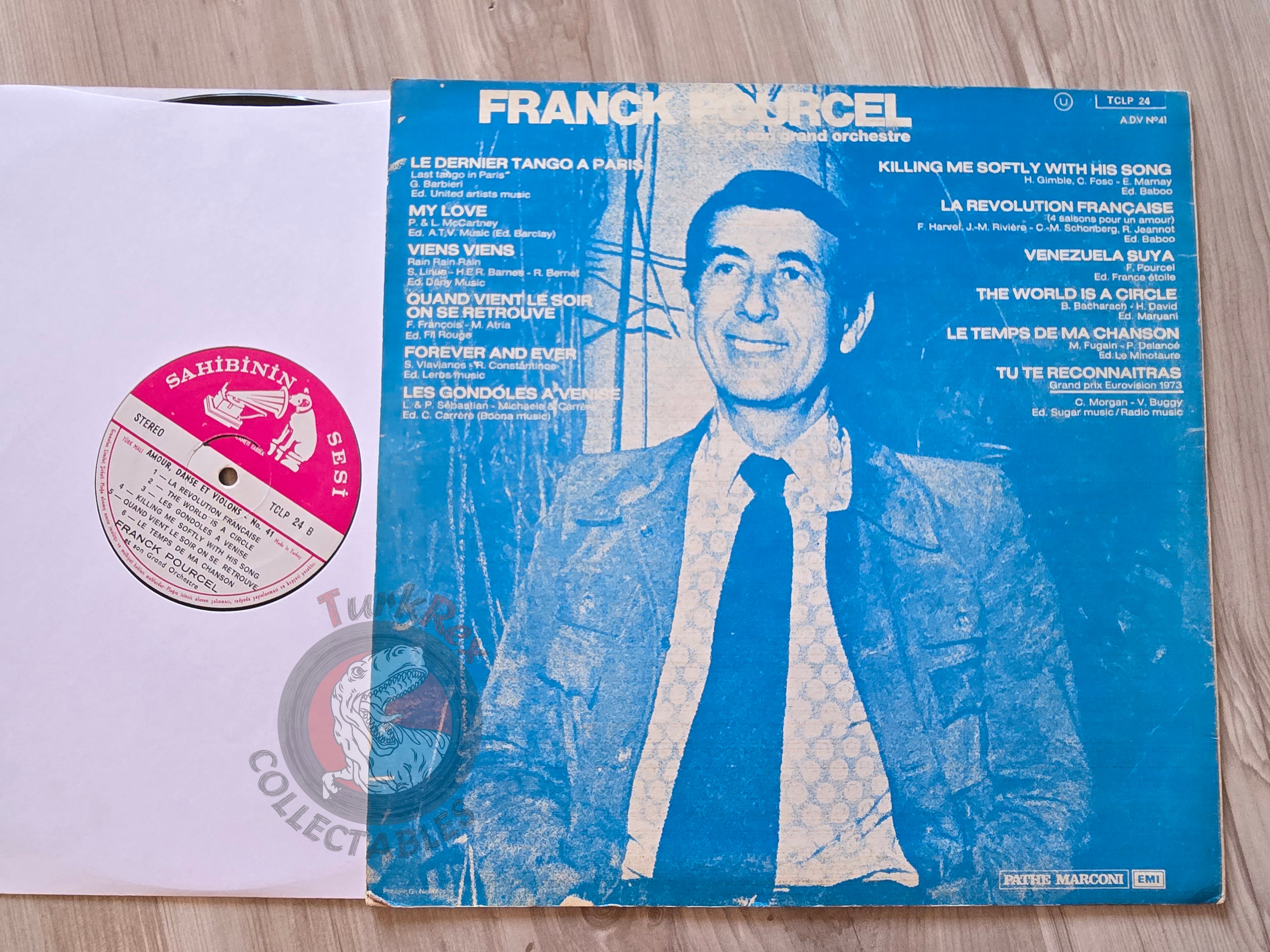 Franck Pourcel – Amour, Danse Et Violons No 41 Turkish Pressing Vinyl Turkey Edition
