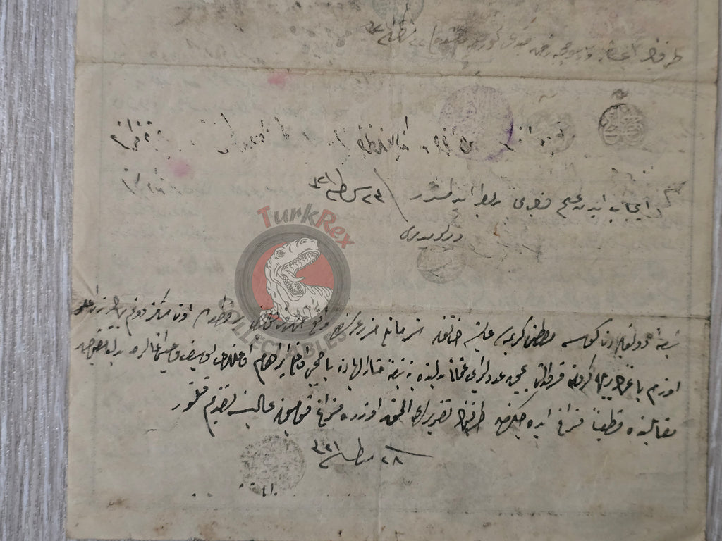 Ottoman 1906 Land Deed Vineyard in Adana Tarsus Jewish Citizen Title Deed Jews