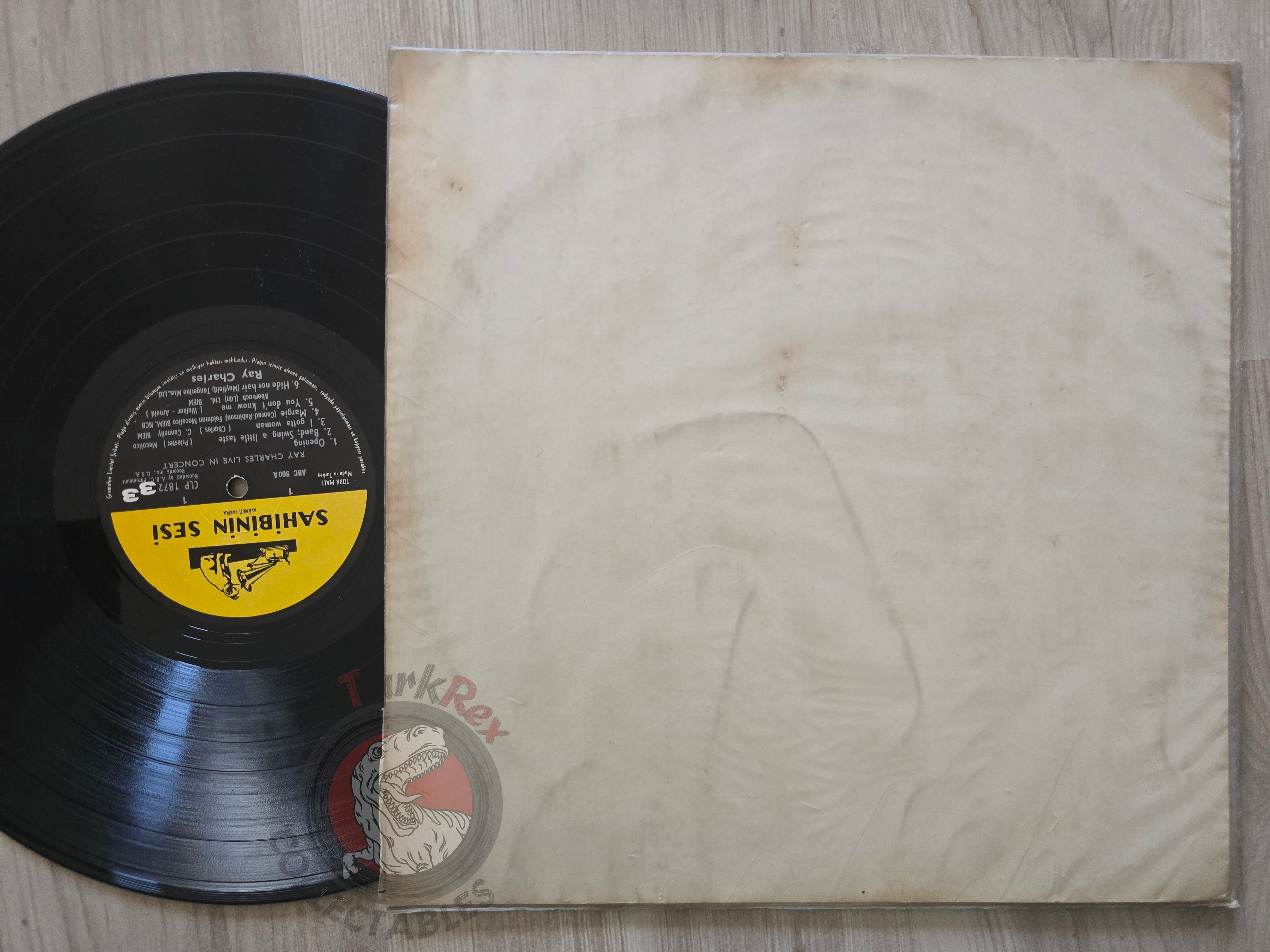 Ray Charles – Ray Charles Live In Concert Turkish Pressing Vinyl Turkey Edition