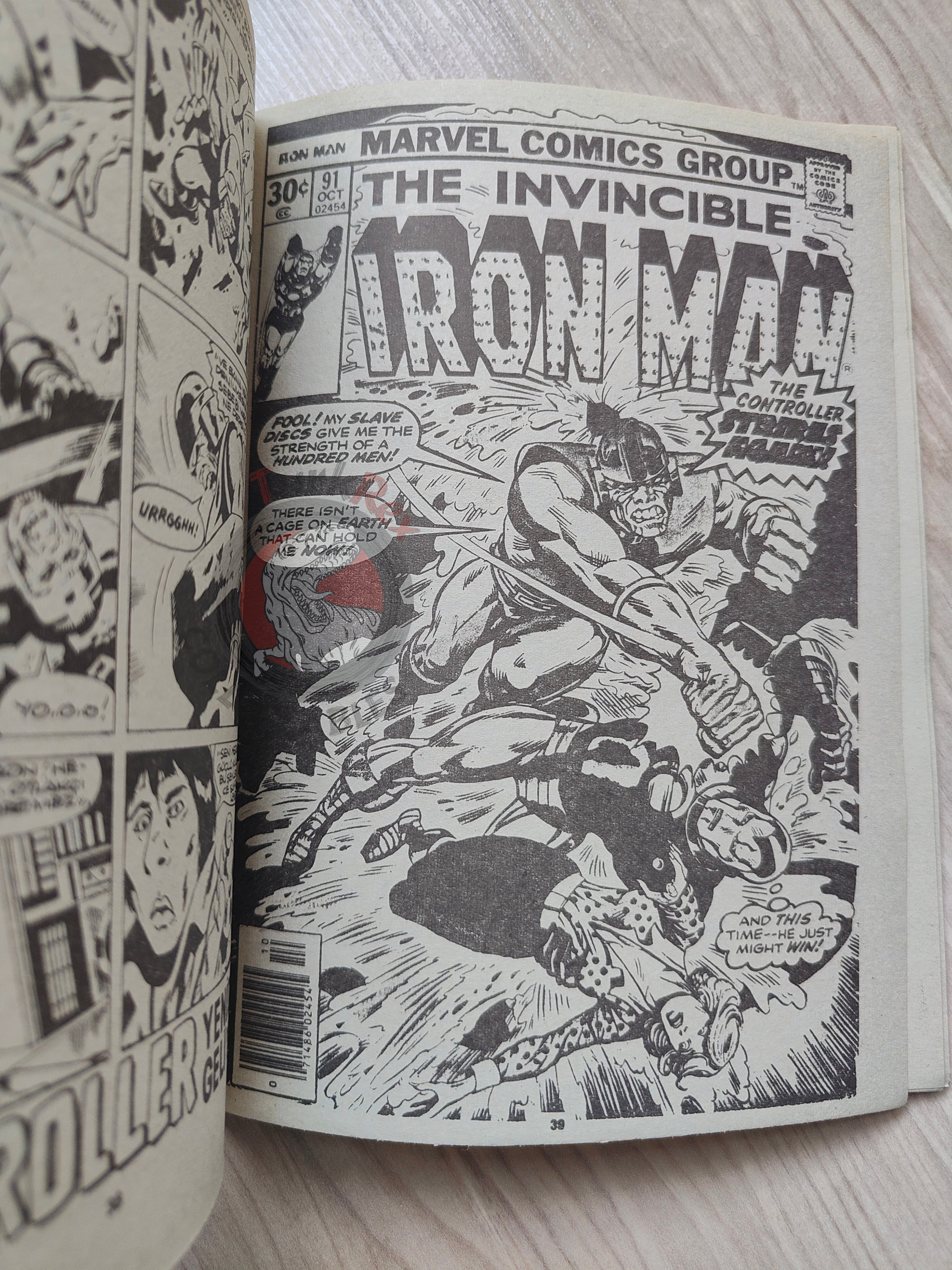 Iron Man #6 Demir Adam 1989 Turkish Comic Turkey #89 #90 #91 #92