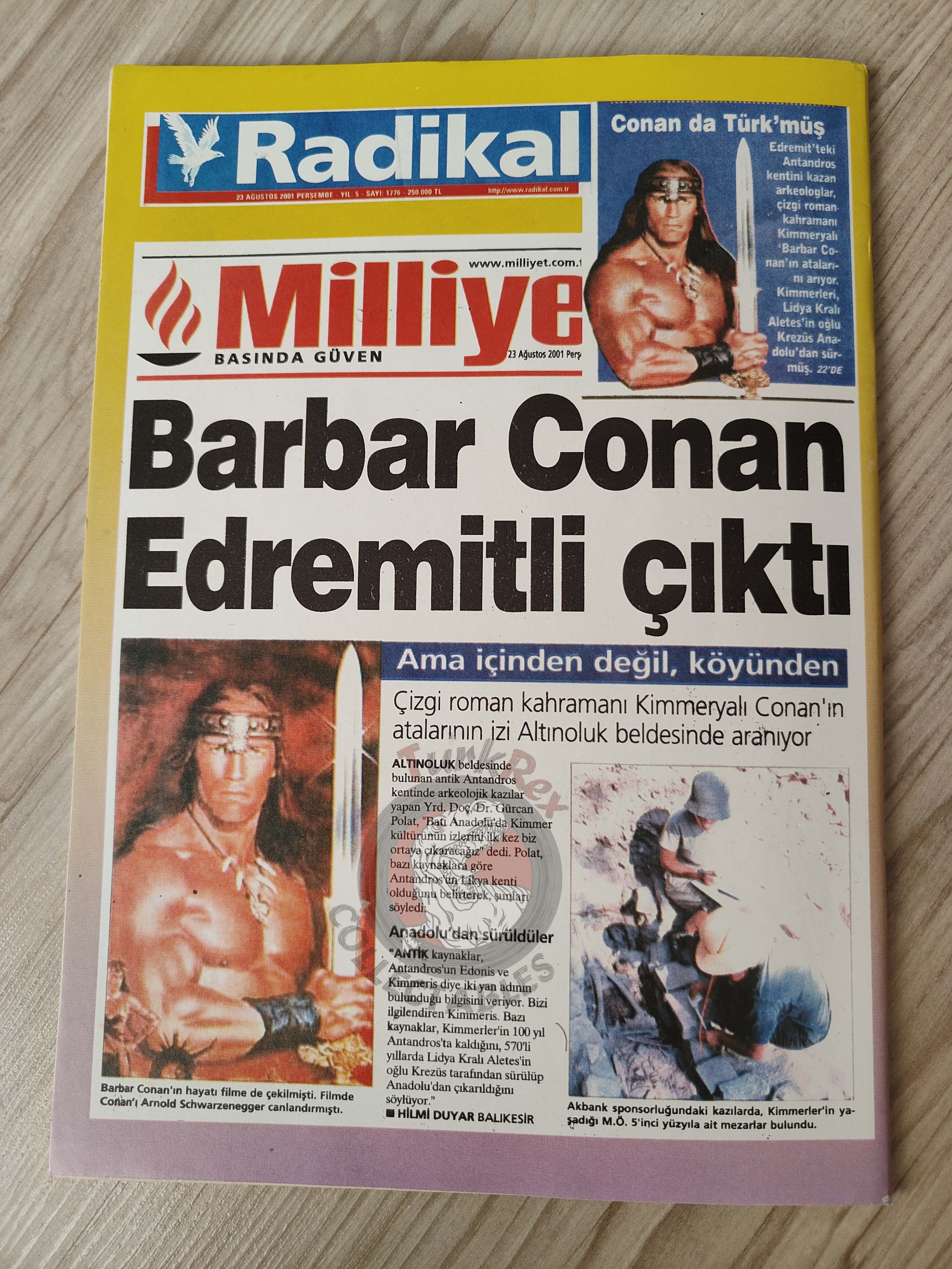 Imparator Conan #4 Conan the King #41 #42 Turkish Comic Turkey