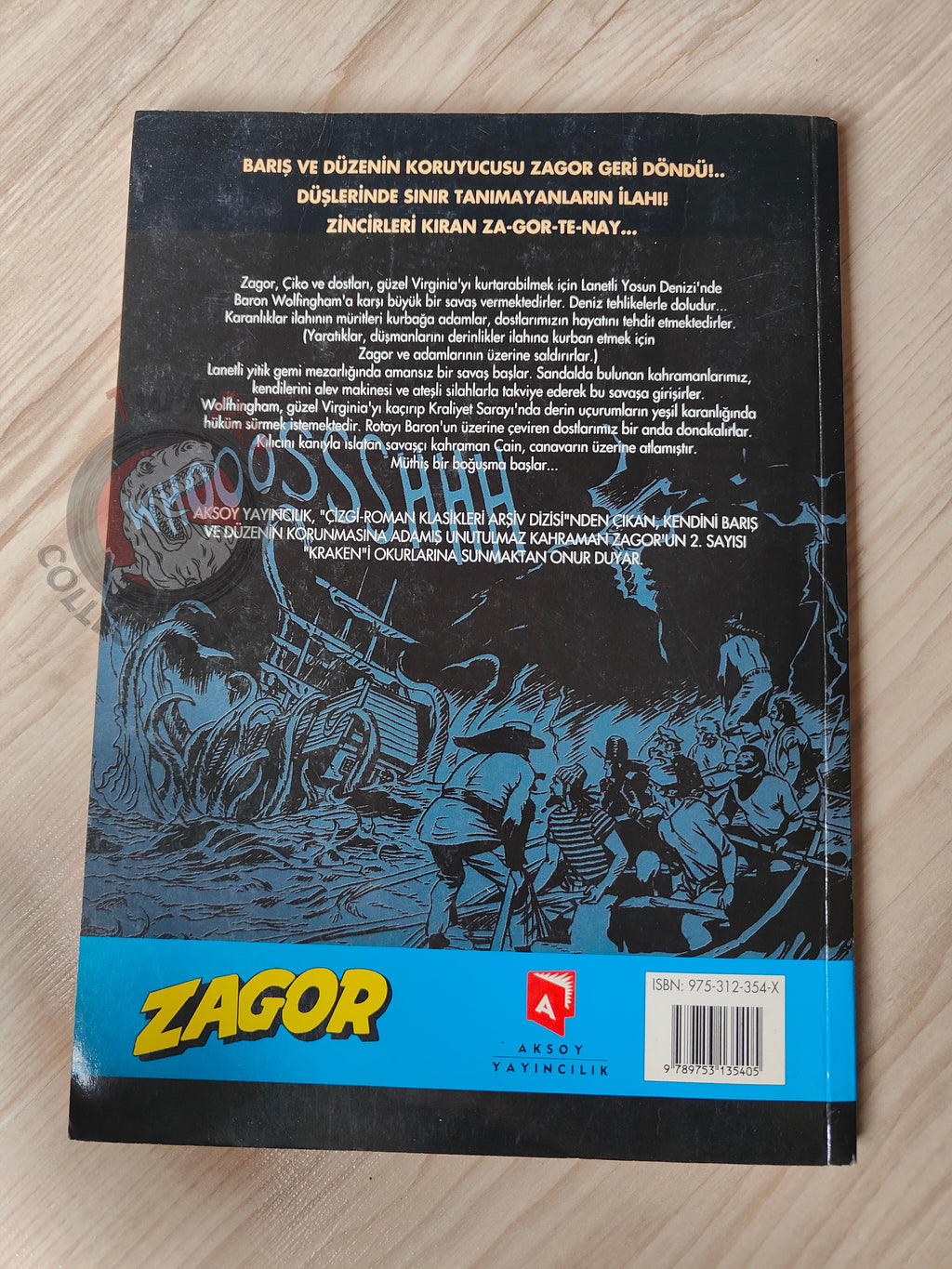 Zagor #2 1999 Kraken Turkish Comic Turkey