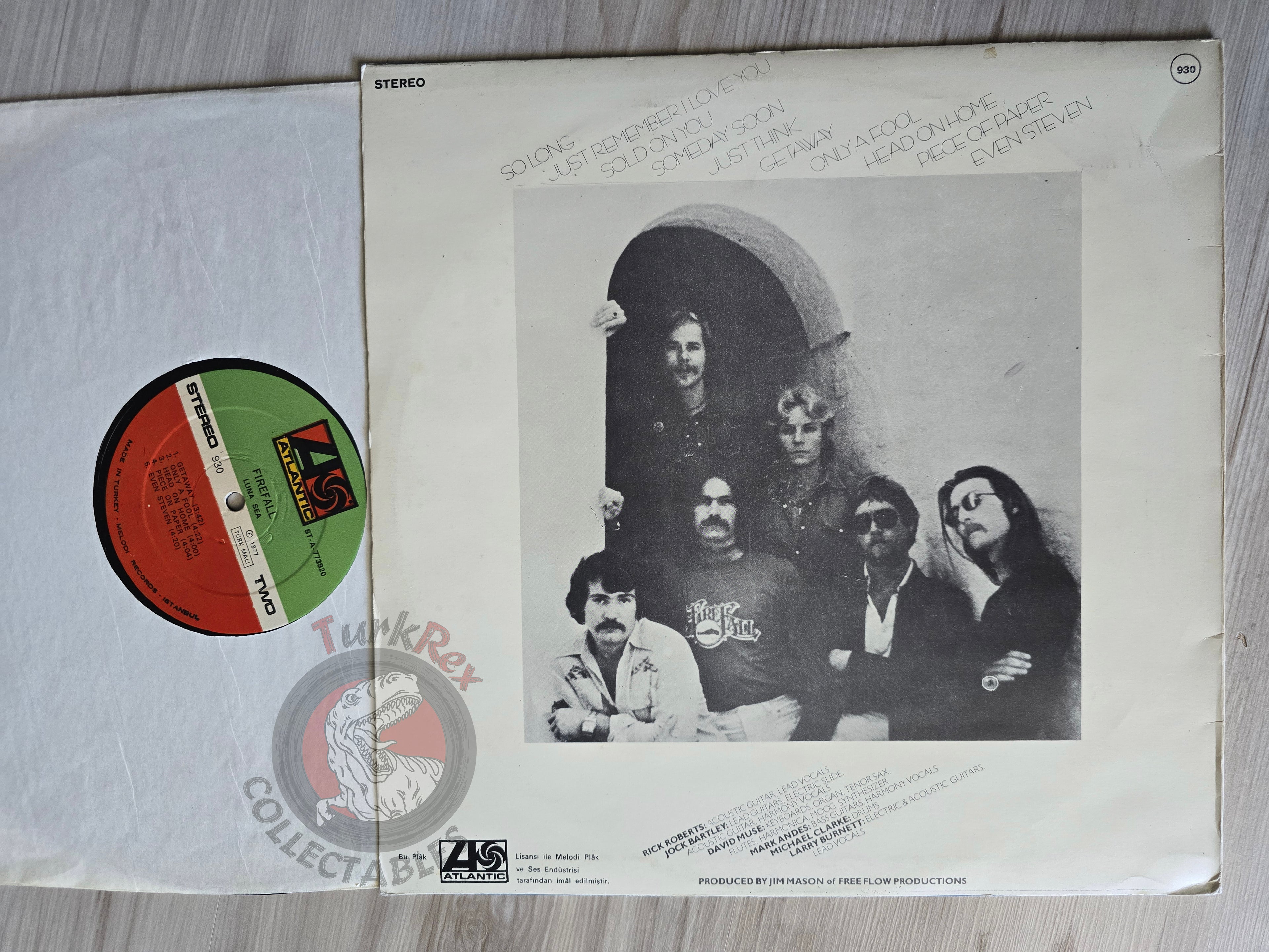 Firefall – Luna Sea Turkish Pressing Vinyl Turkey Edition
