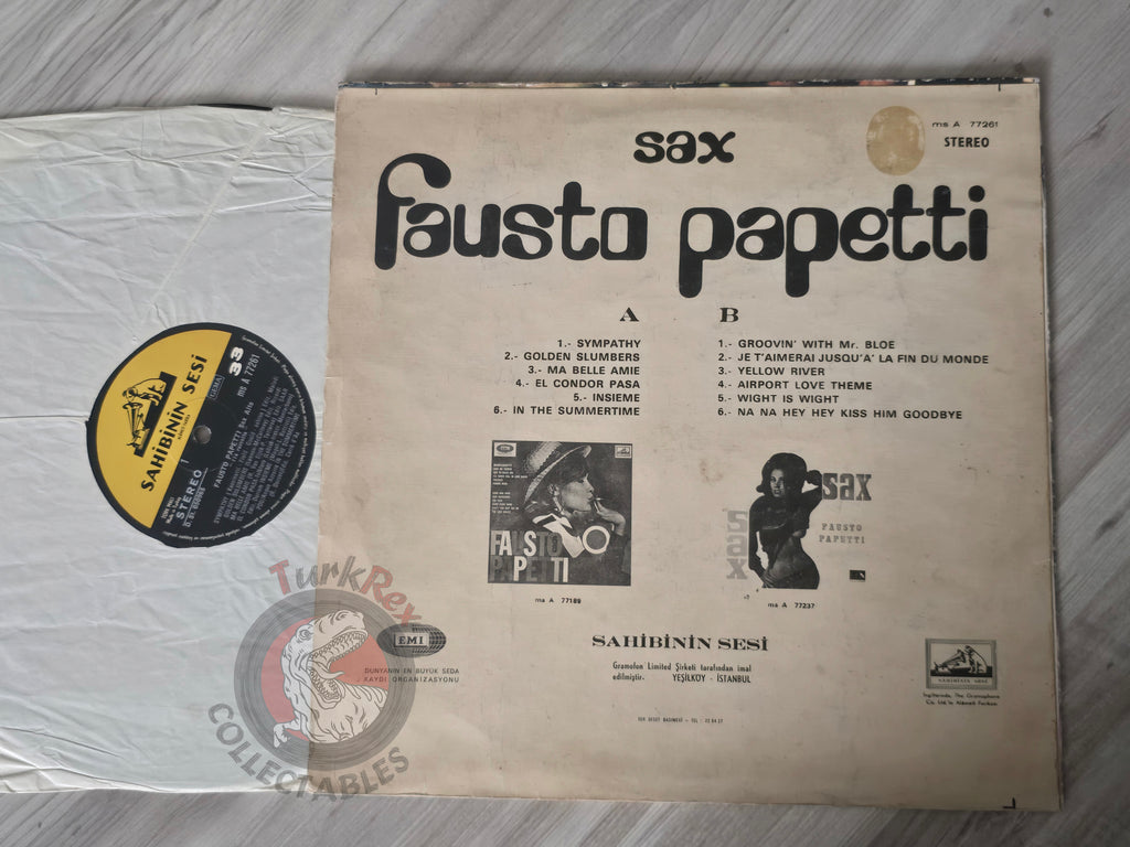 Fausto Papetti – 11a Raccolta Turkish Pressing Vinyl Turkey Edition