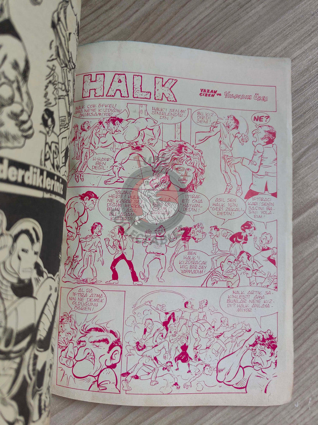Hulk #4 1987 Turkish Comic Turkey cover #16