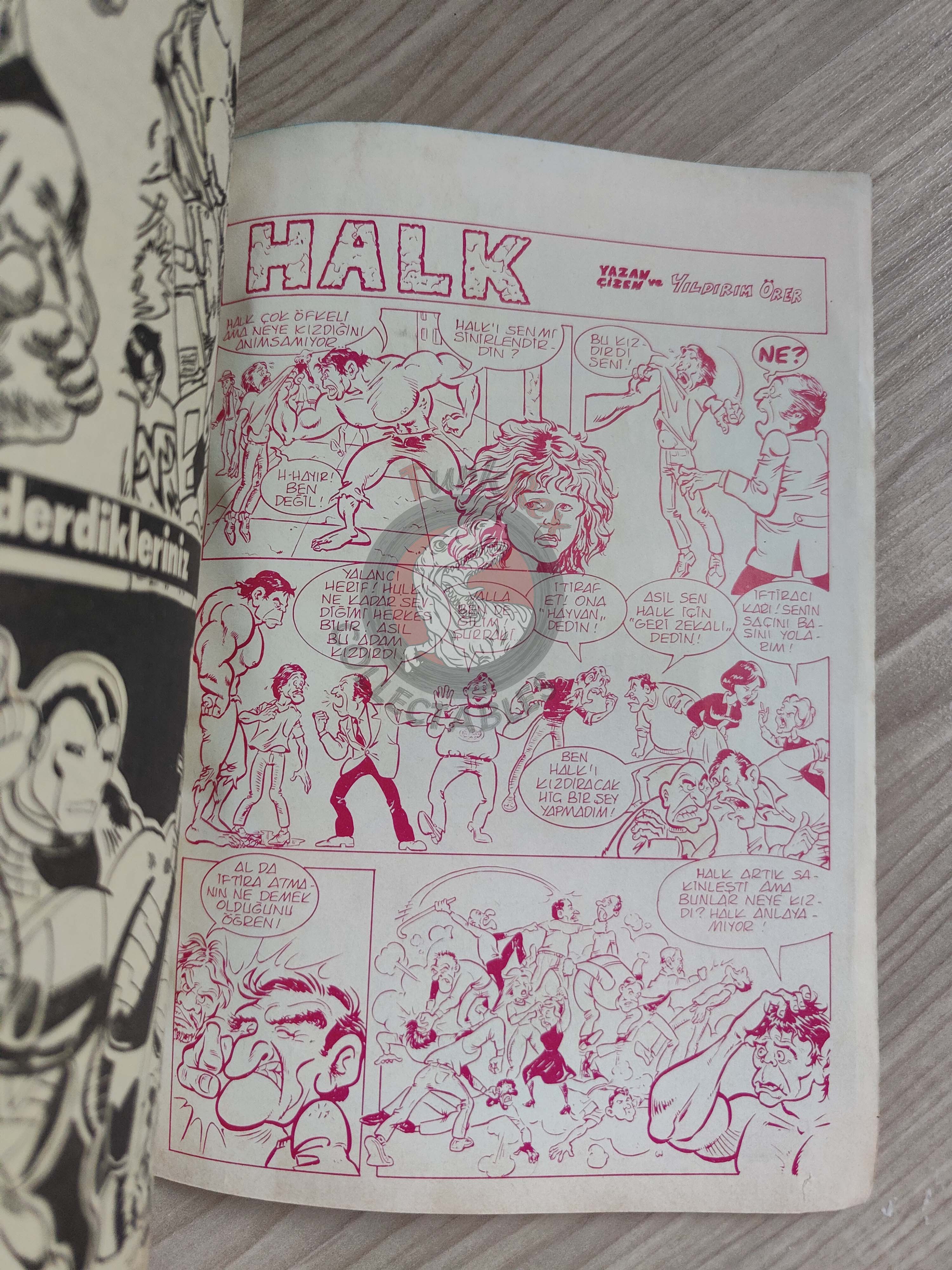 Hulk #4 1987 Turkish Comic Turkey cover #16