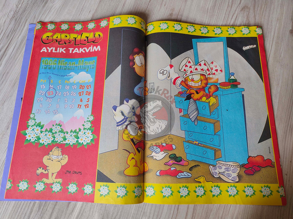 Garfield #1 1996 Turkish Magazine Comic Turkey