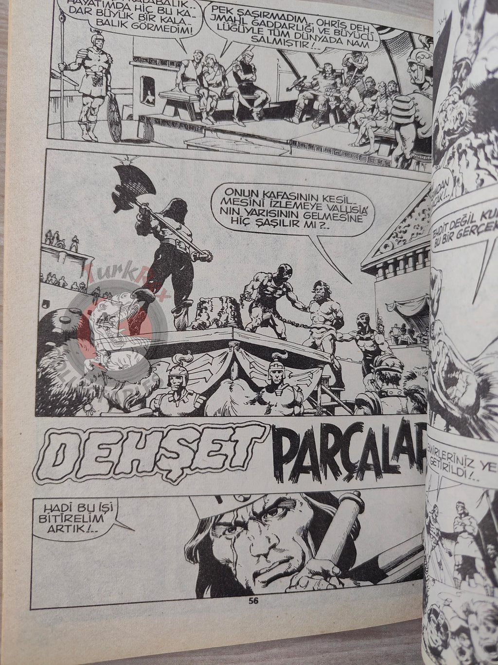 Conan ve Barbarlar #6 1994 Red Sonja & King Kull Turkish Comic Turkey