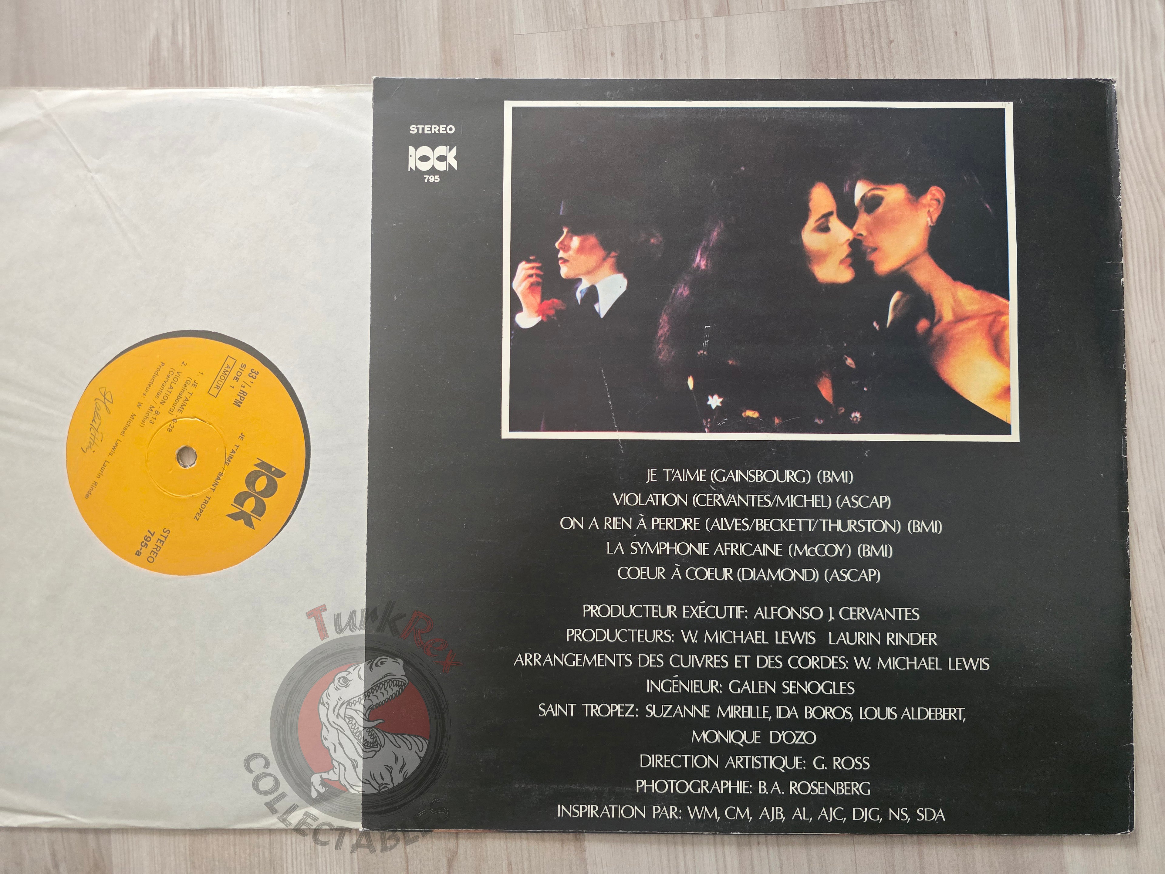 Saint Tropez – Je T'aime Turkish Pressing Vinyl Turkey Edition