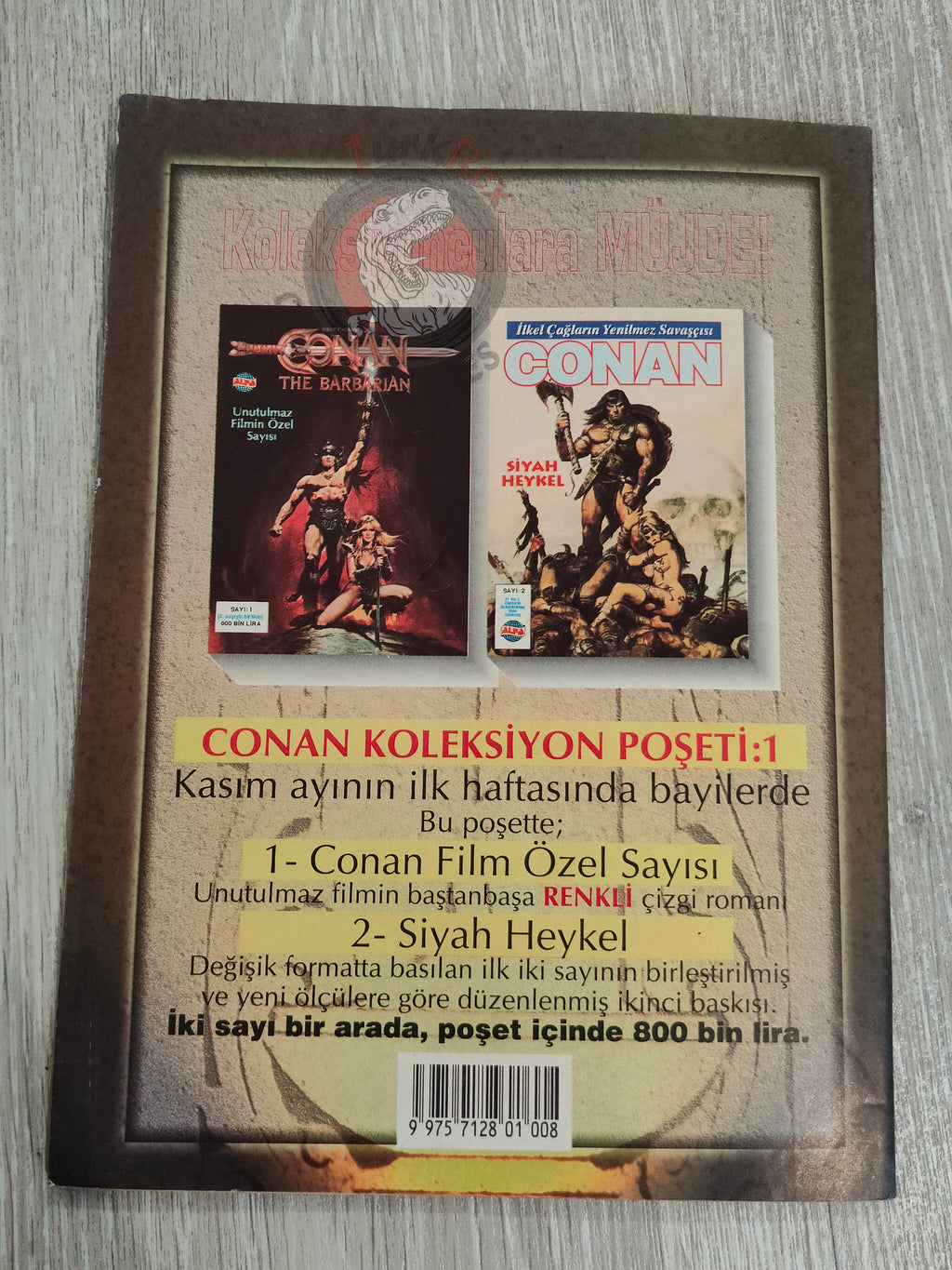 Conan #8 The Savage Sword of Conan #14 #44 Turkish Comic Turkey