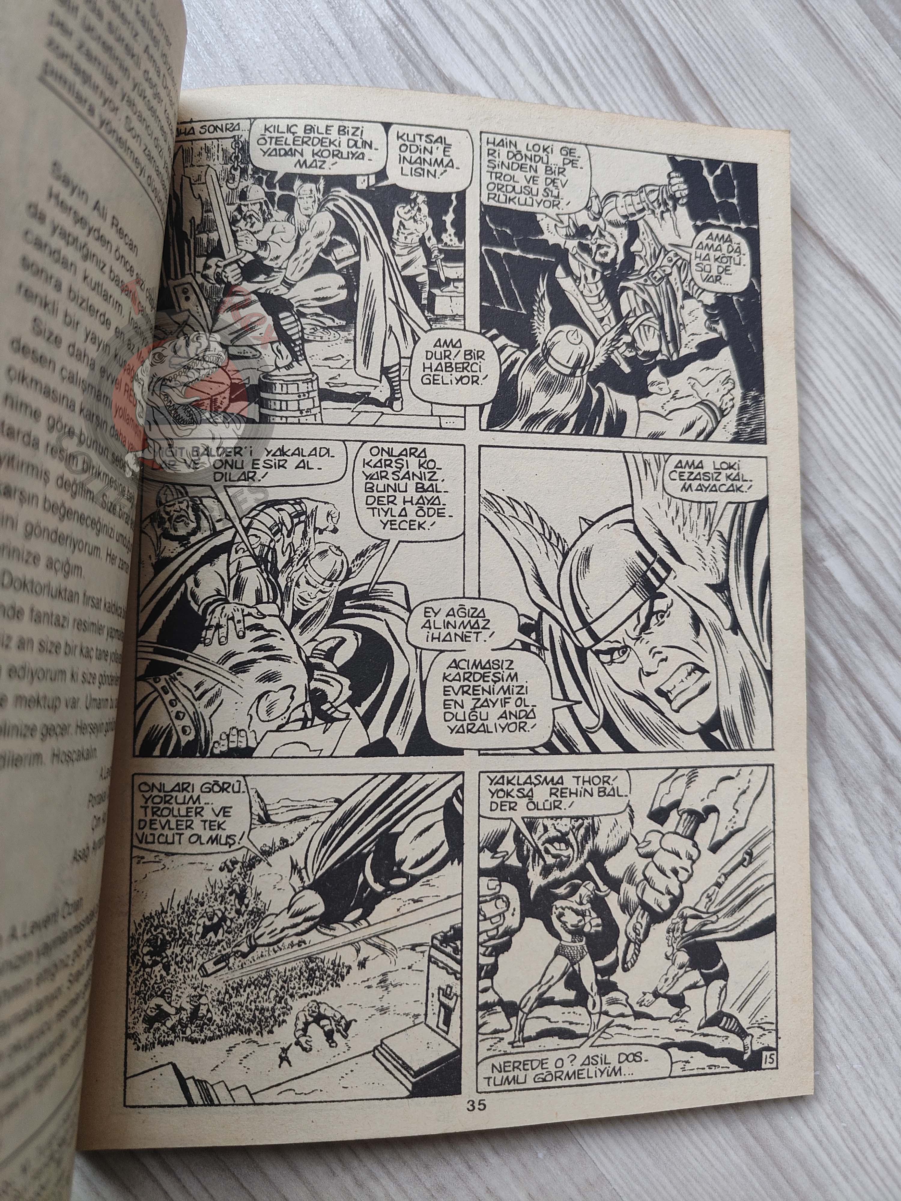 Thor #2 1985 Turkish Comic Turkey The Mighty Thor #183–187