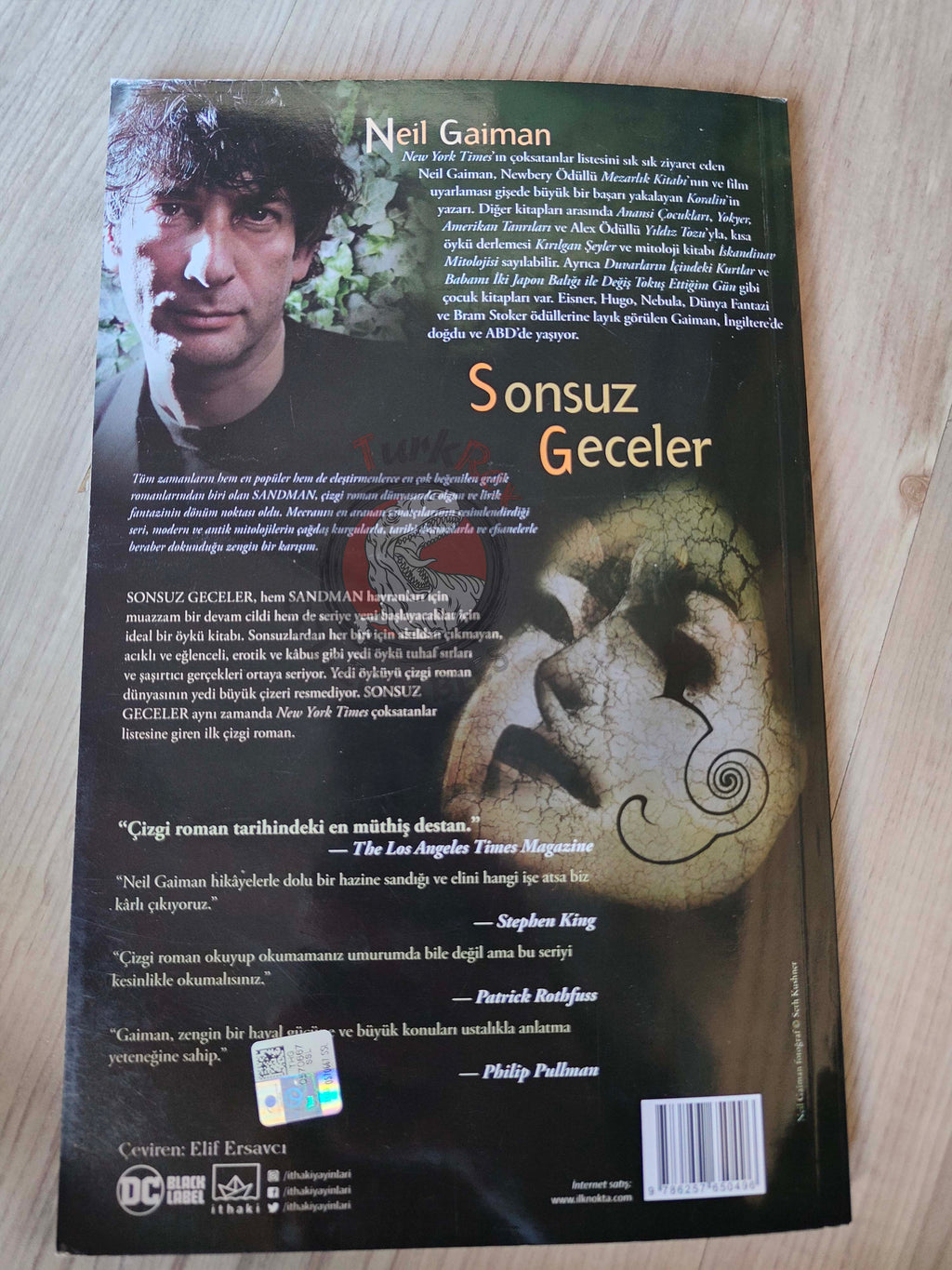 The Sandman Vol #11: Endless Nights Turkish Comic Turkey